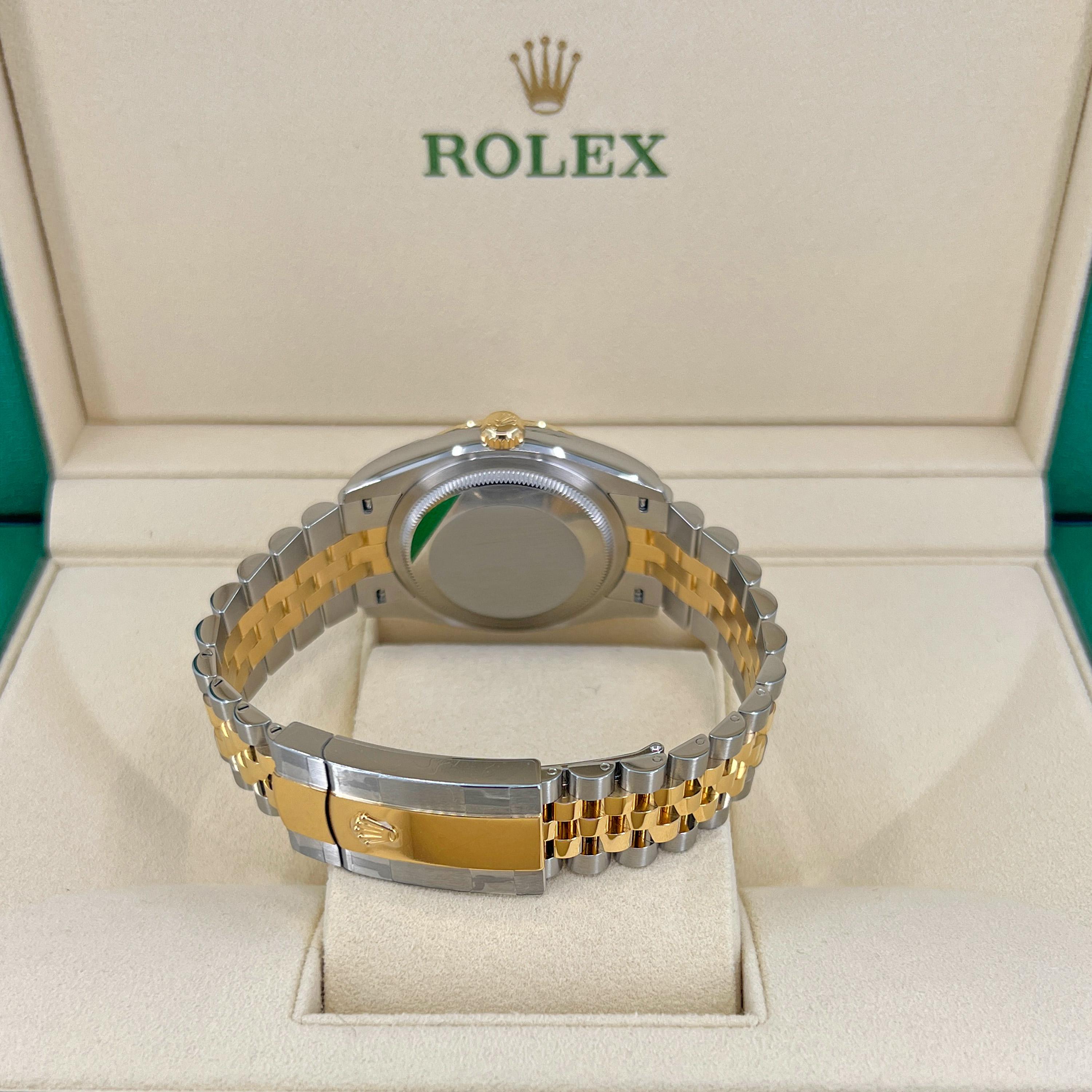 Rolex Datejust 36 Palm Motif Riferimento # 126233, Set completo, 2025 in vendita 5