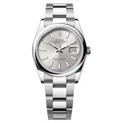 Rolex Datejust 36 Silver Oyster Riferimento # 126200, Set completo, 2025
