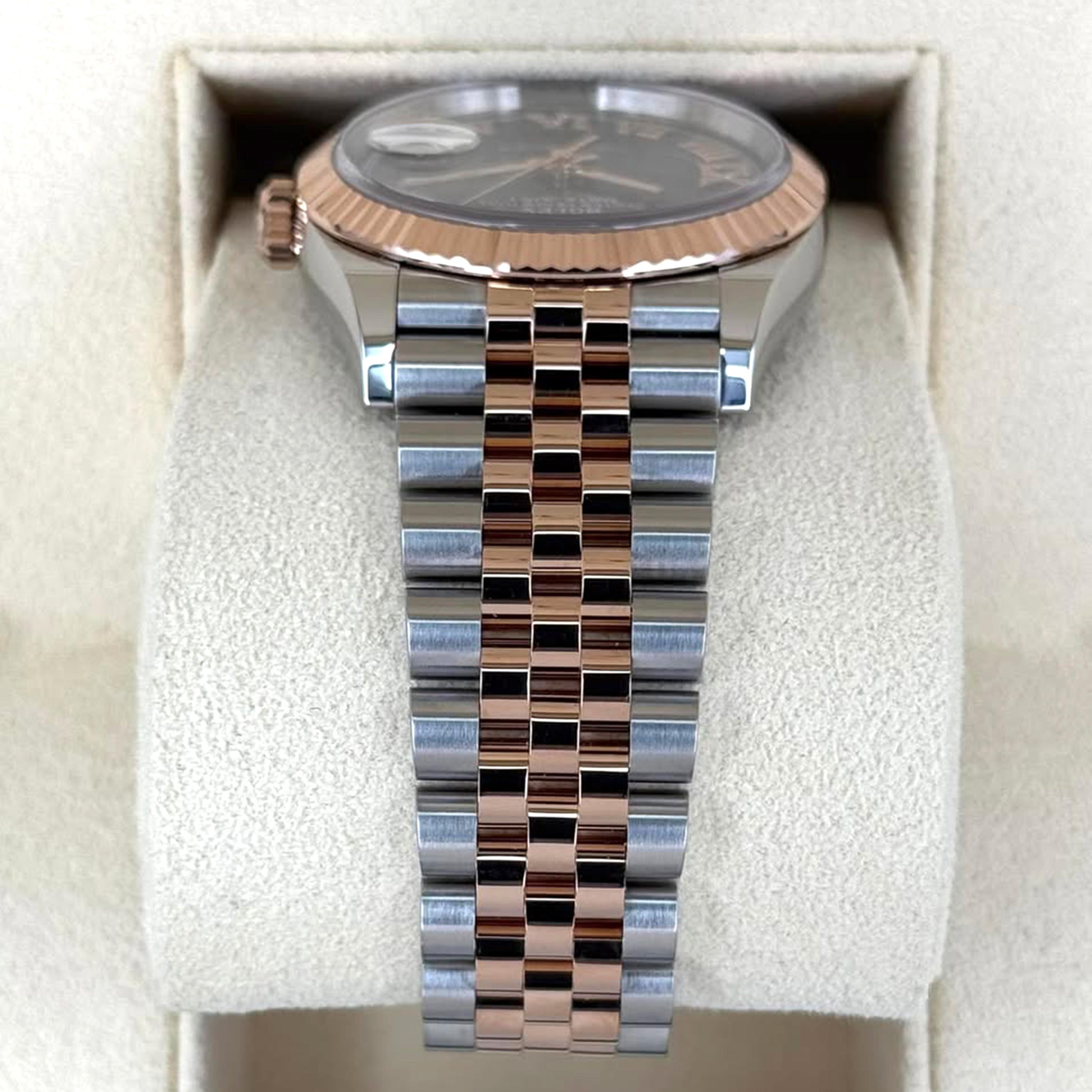 Ungetragene Rolex Datejust 36 Slate Jubilee Reference# 126231, Komplettset, 2025 im Angebot 10