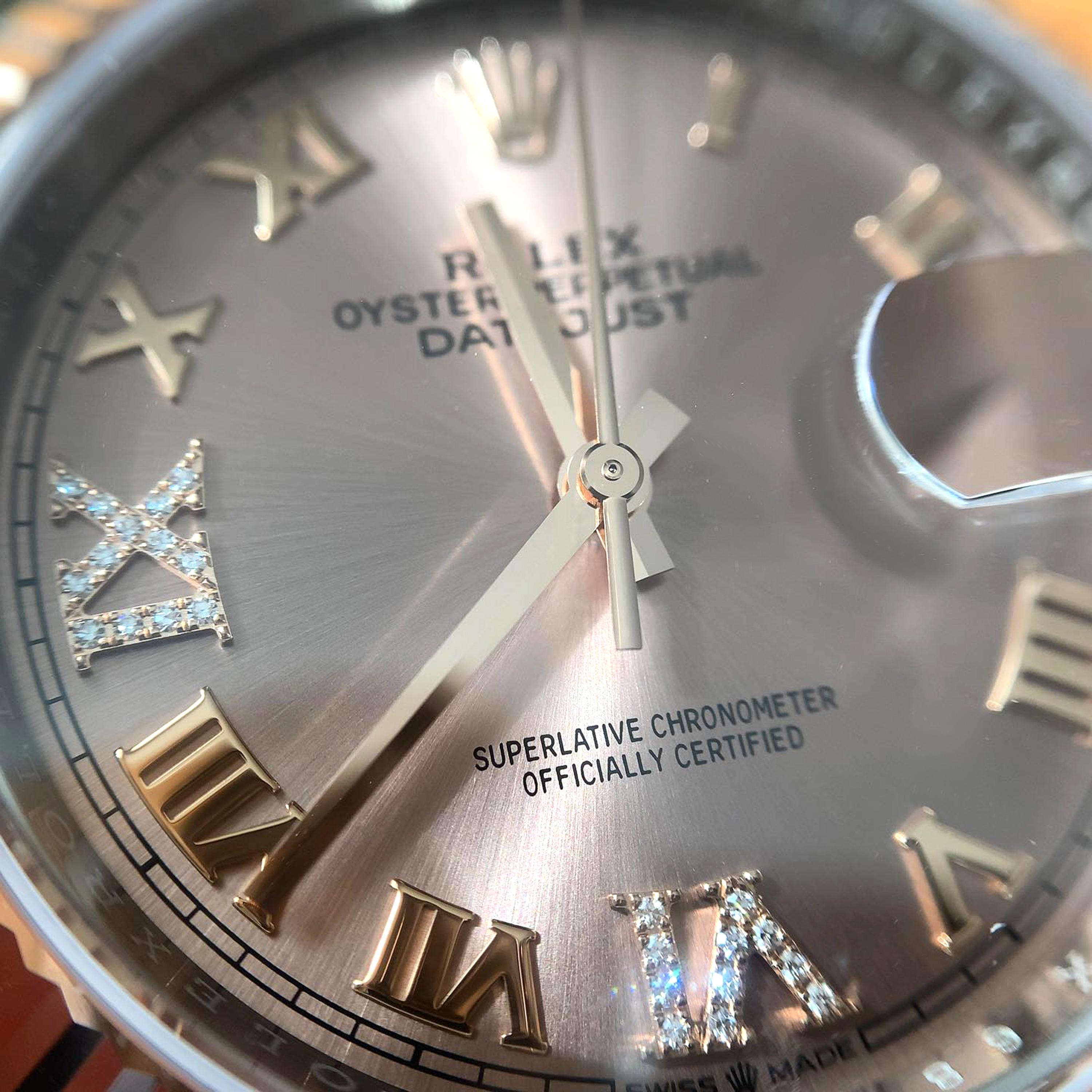 Ungetragene Rolex Datejust 36 Slate Jubilee Reference# 126231, Komplettset, 2025 im Angebot 1