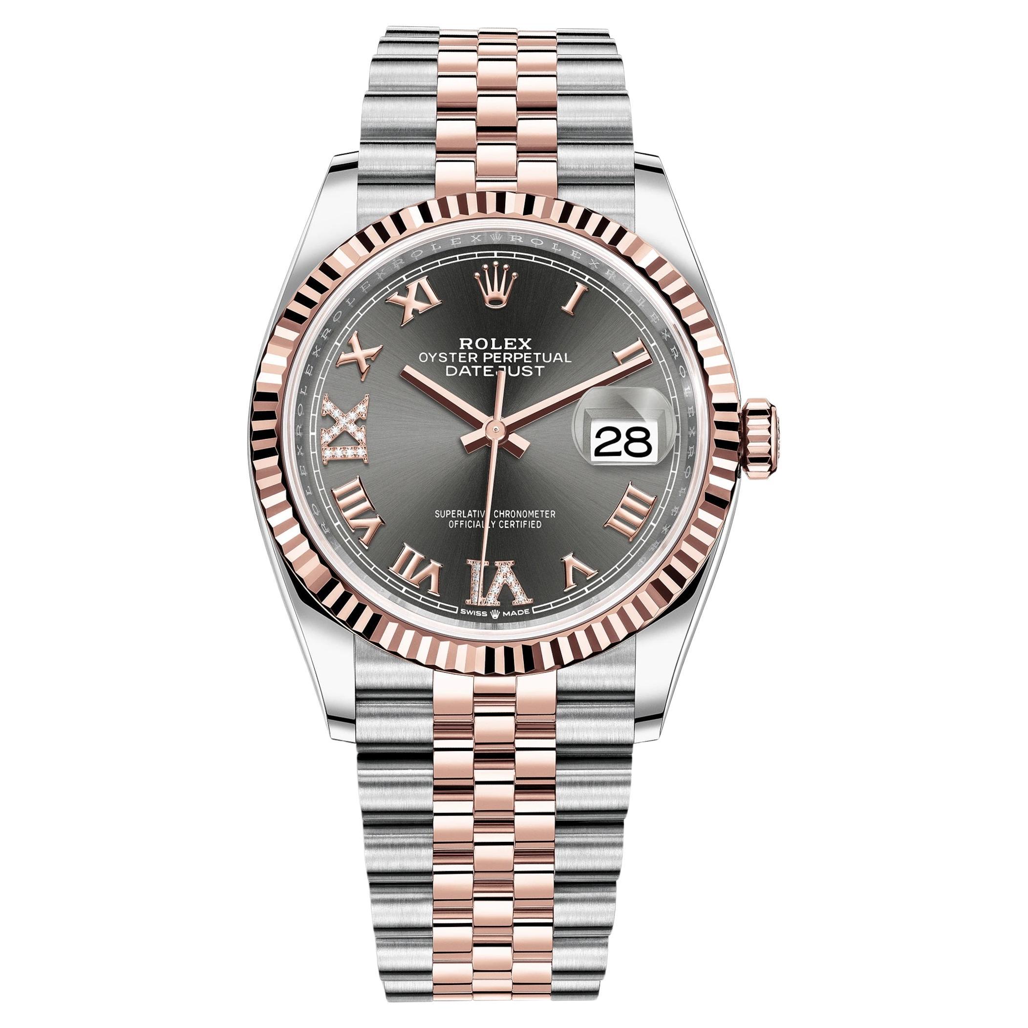Ungetragene Rolex Datejust 36 Slate Jubilee Reference# 126231, Komplettset, 2025