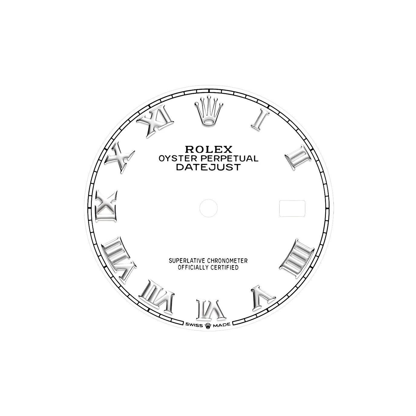 Die Rolex Datejust 36 Ref. 126234-0025 ist ein ungetragener Klassiker, der die Essenz dauerhafter Eleganz und außergewöhnlicher Handwerkskunst verkörpert. Der aus White Rolesor, einer exklusiven Kombination aus Oystersteel und 18 Karat Weißgold,