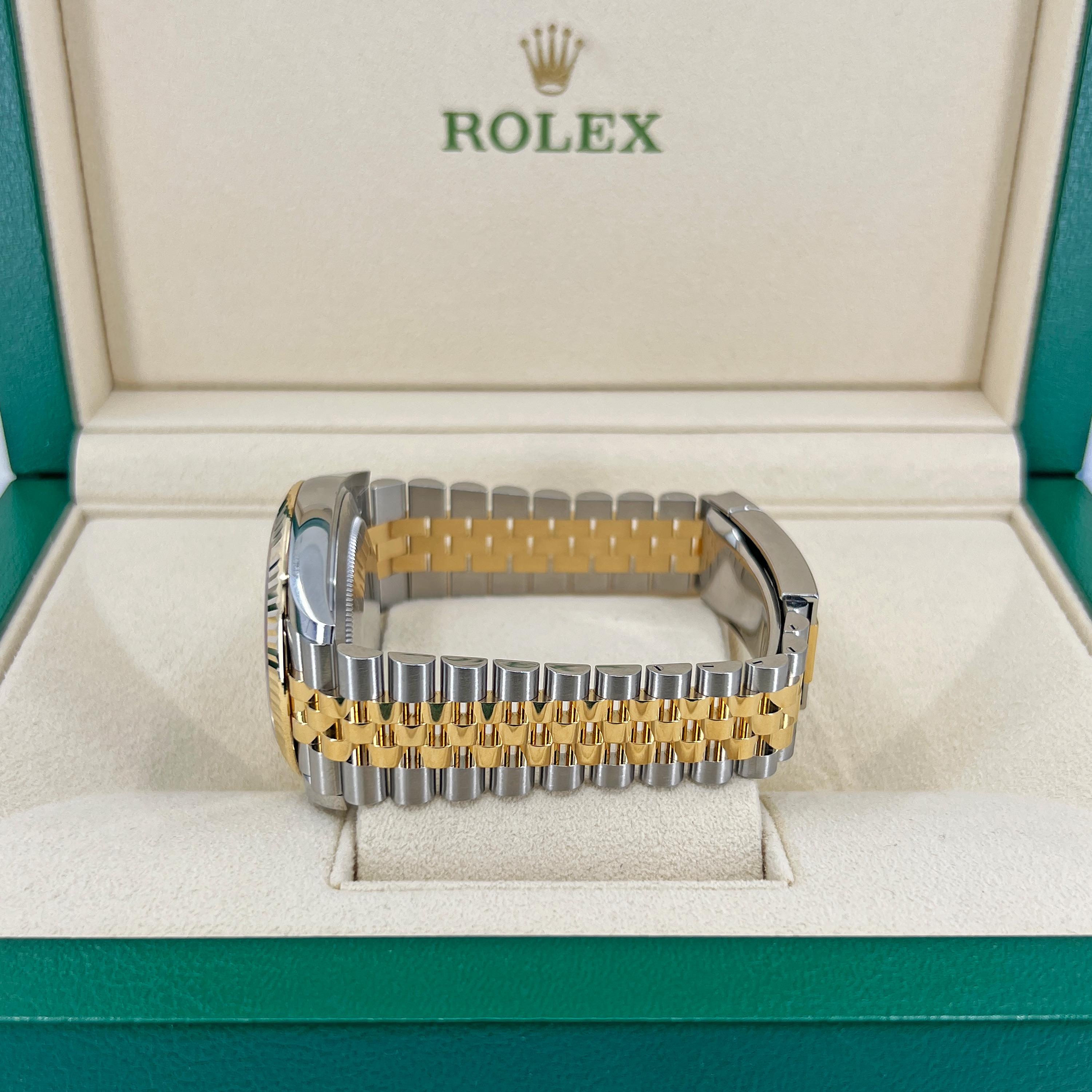 Unworn Rolex Datejust 41 Black Jubilee Reference# 126333, Complete set, 2025 For Sale 7