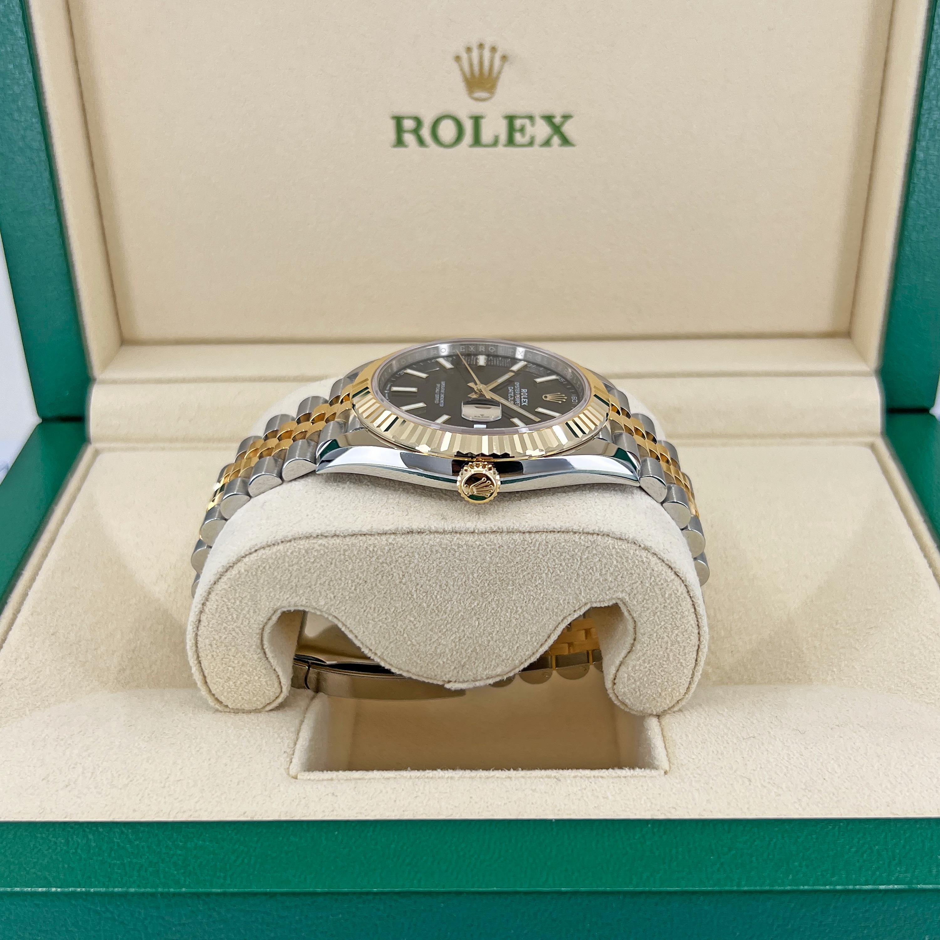 Unworn Rolex Datejust 41 Black Jubilee Reference# 126333, Complete set, 2025 For Sale 1