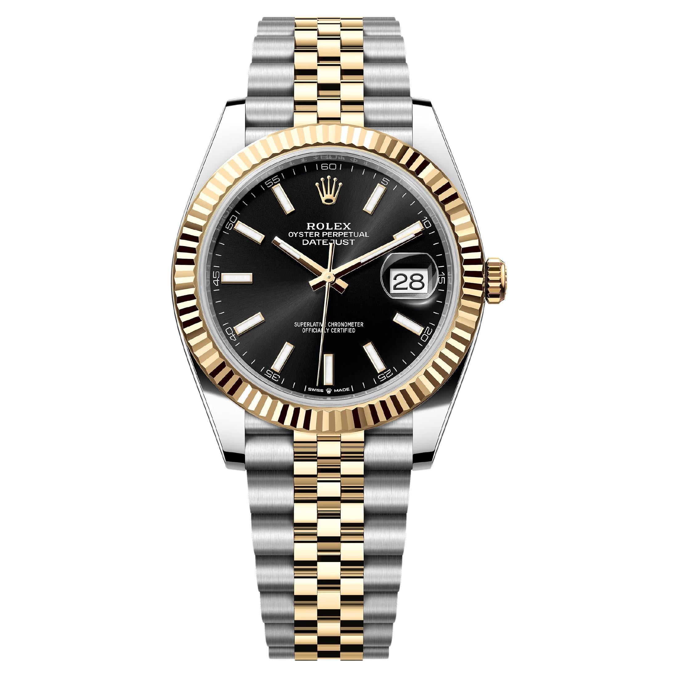 Rolex Datejust 41 Black Jubilee Riferimento n. 126333, Set completo, 2025