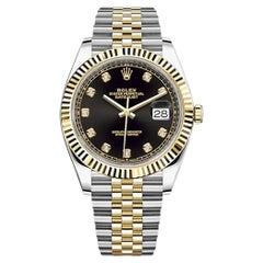 Unworn Rolex Datejust 41 Black Jubilee Reference# 126333, Complete set, 2025