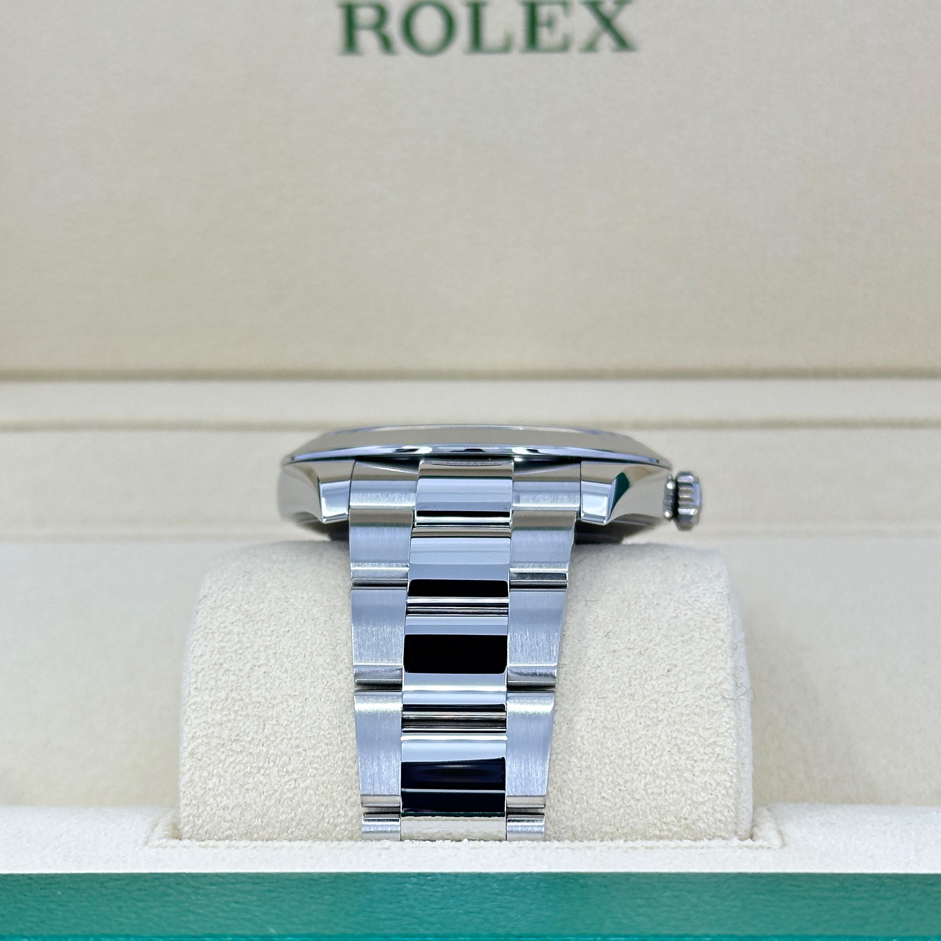 da uomo o donna Rolex Datejust 41 Blue Oyster Riferimento # 126300, Set completo, 2025 in vendita
