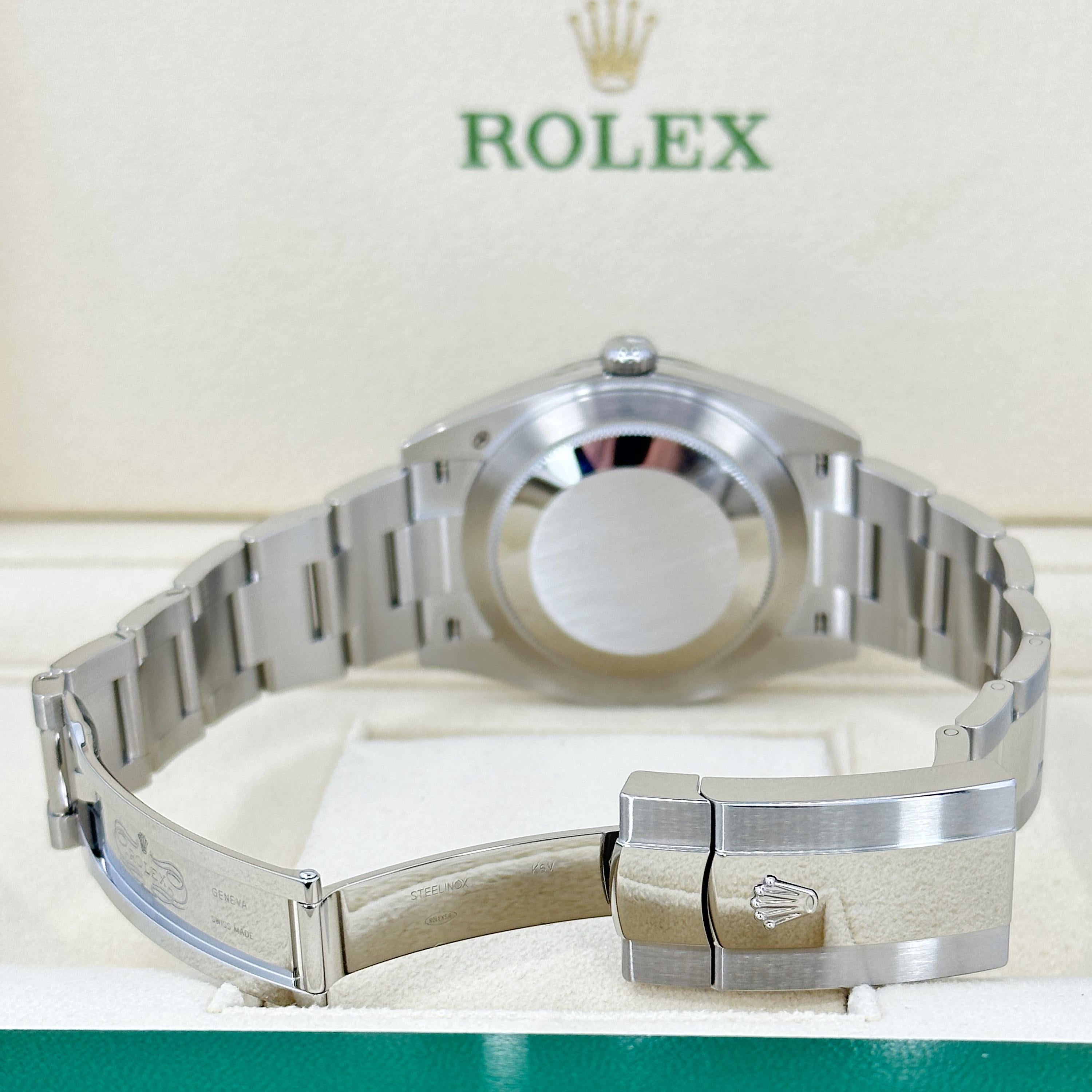 Rolex Datejust 41 Blue Oyster Riferimento n. 126334, Set completo, 2025 in vendita 6