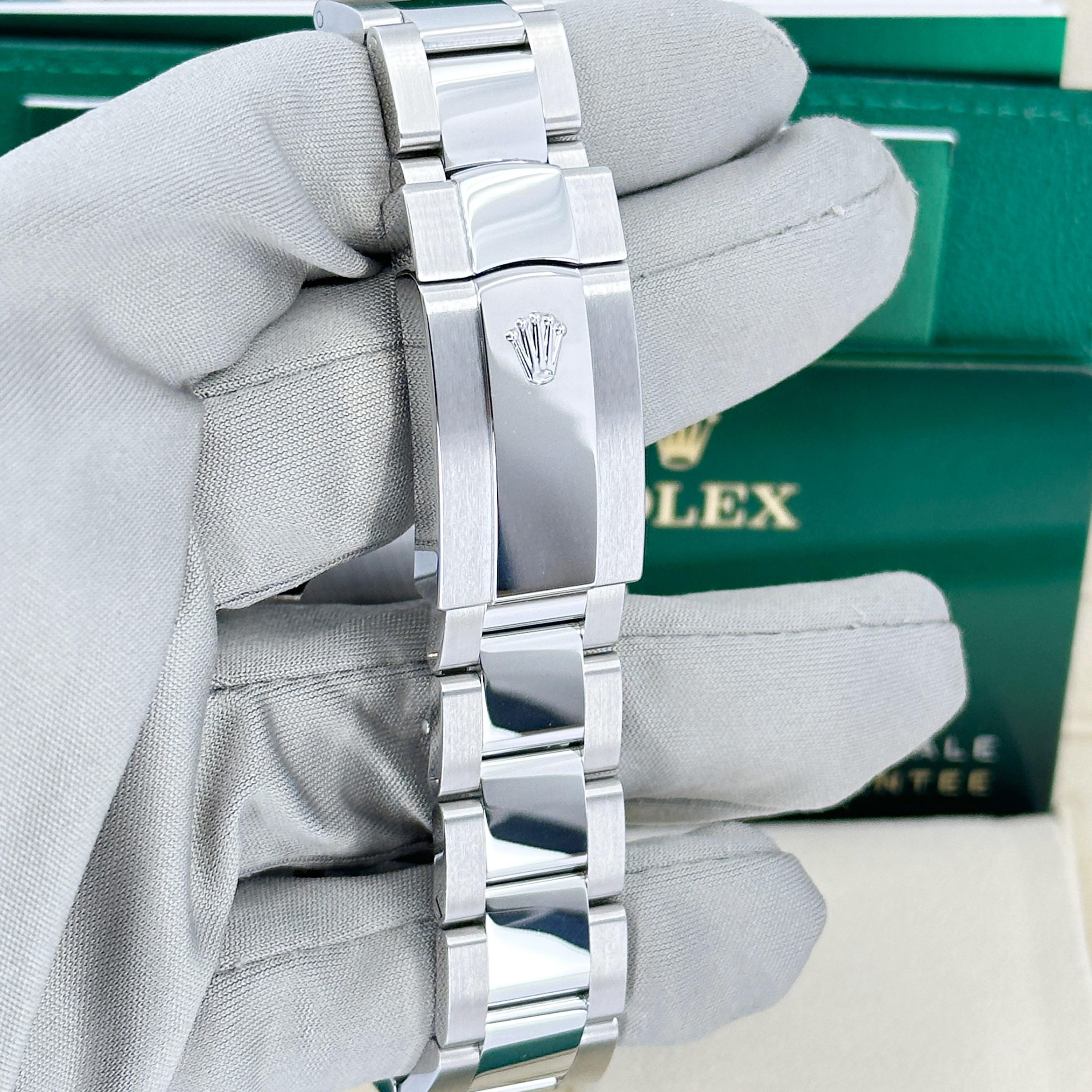 Rolex Datejust 41 Blue Oyster Riferimento n. 126334, Set completo, 2025 in vendita 9