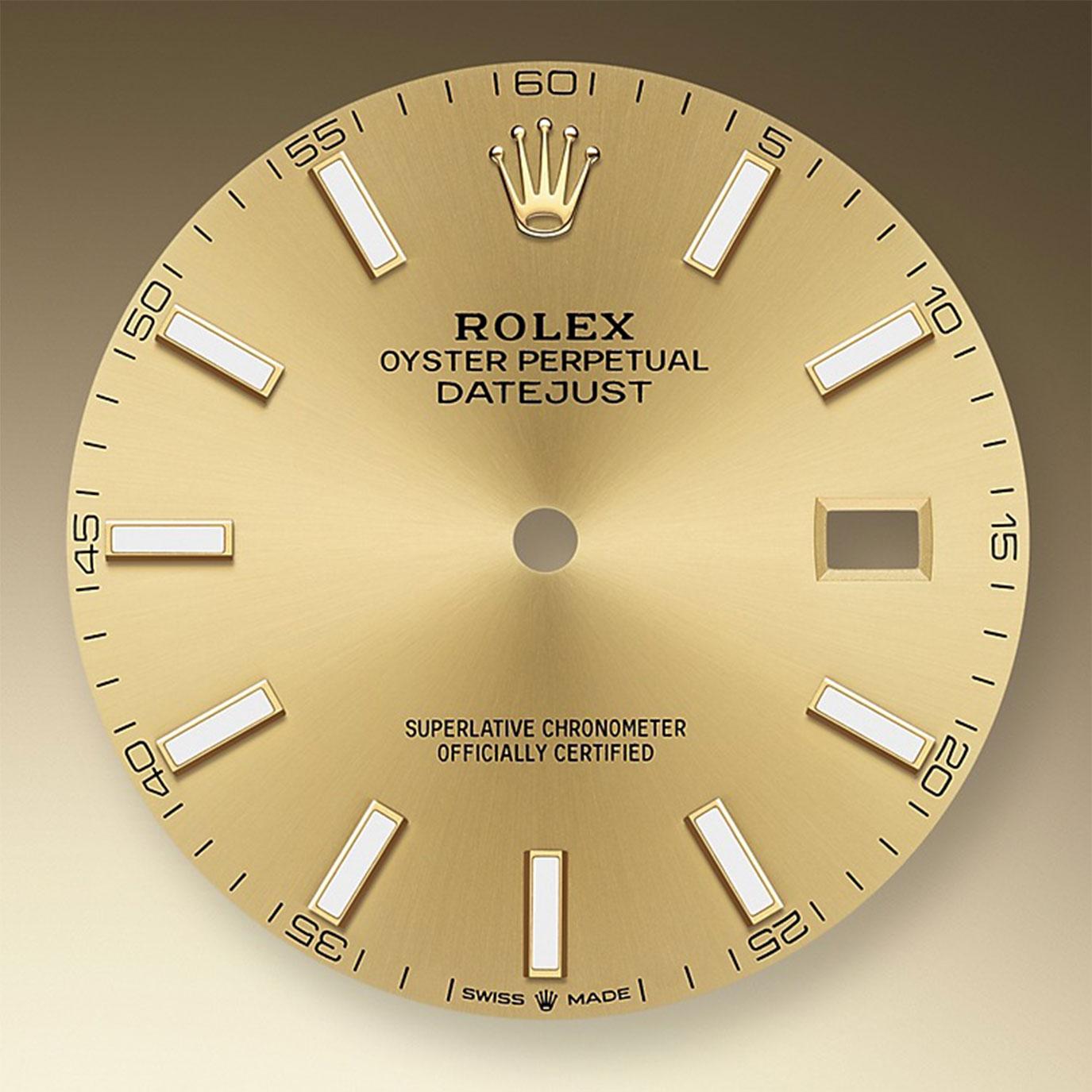 El Rolex Datejust 41 Ref. 126333-0010 encarna la unión perfecta de precisión, elegancia y diseño atemporal. Fabricado en Rolesor Amarillo, la distinguida combinación de acero inoxidable y oro amarillo de 18 quilates, este reloj de 41 mm refleja la