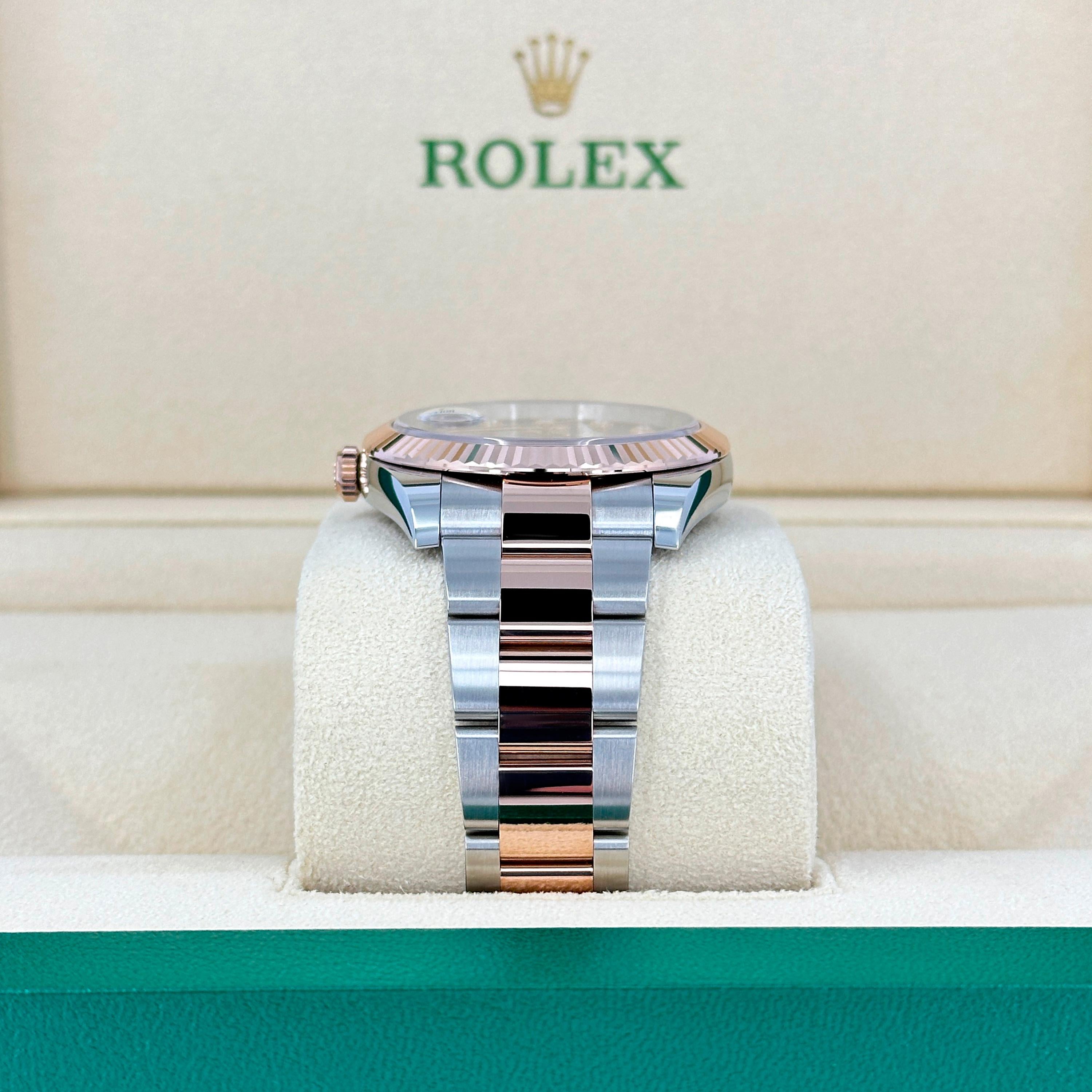 Rolex Datejust 41 Chocolate Oyster sin usar Referencia# 126331, Juego completo, 2025 en Nuevo estado para la venta en New York, NY