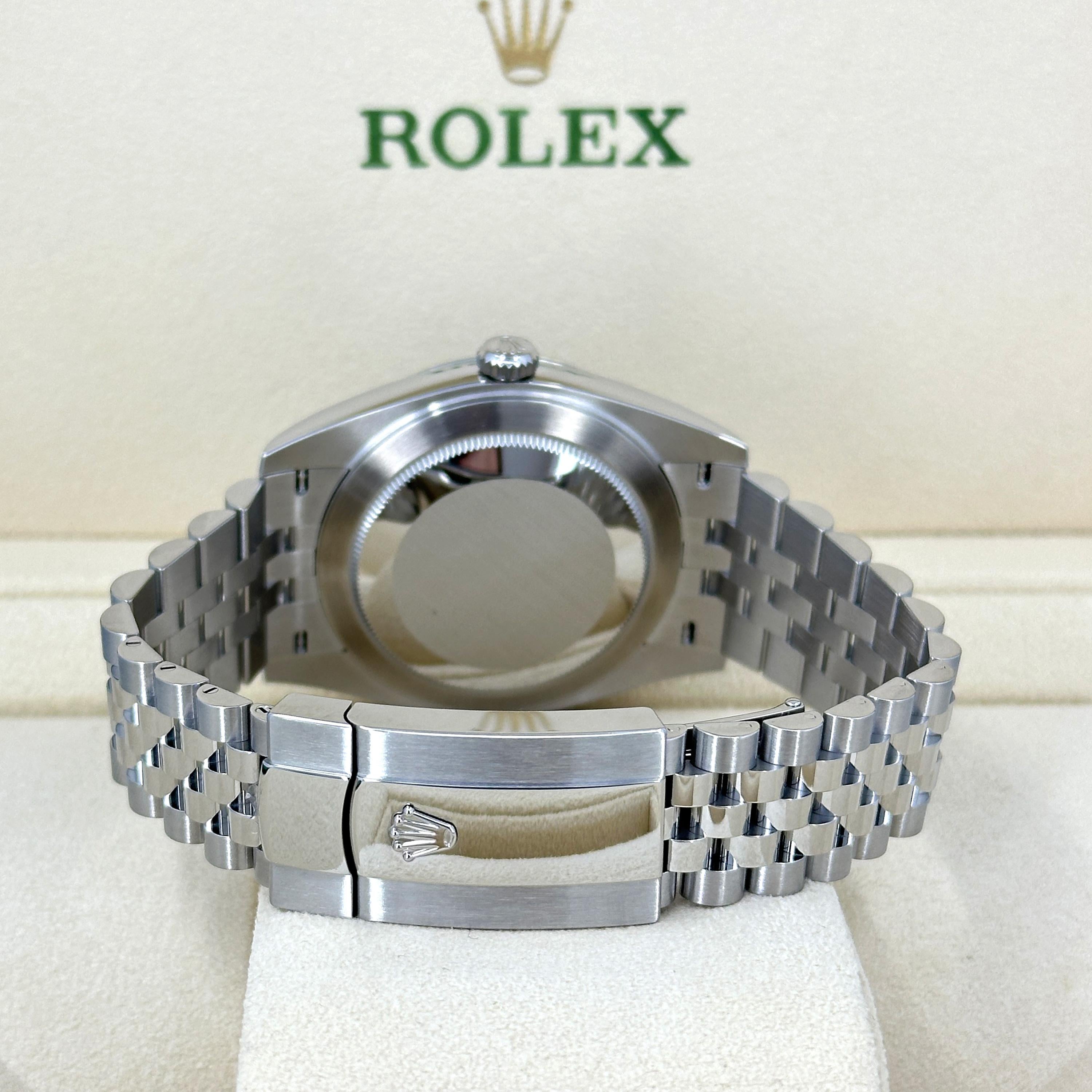 Rolex Datejust 41 Green Jubilee sin usar Referencia# 126300, Juego completo, 2025 en venta 7
