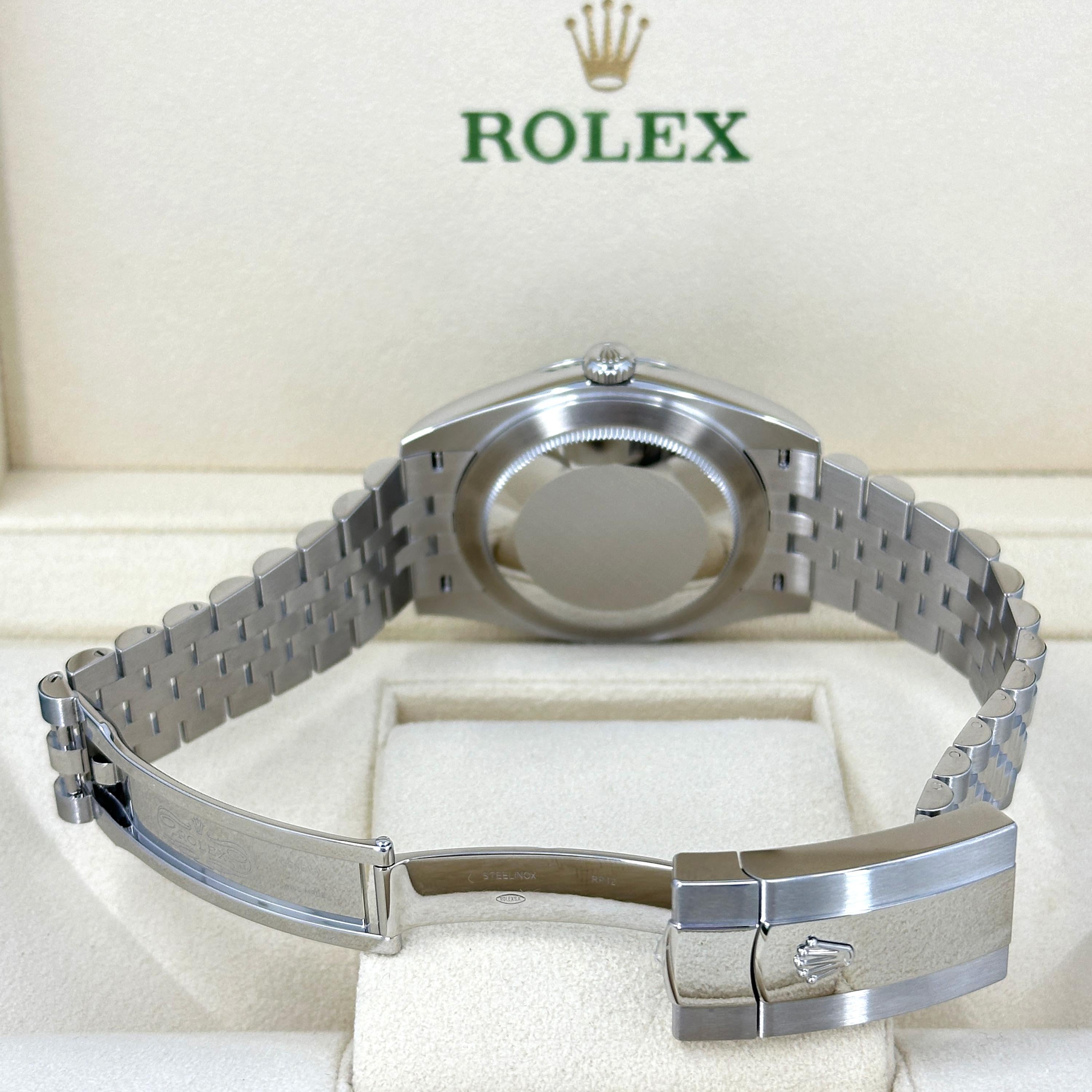 Rolex Datejust 41 Green Jubilee sin usar Referencia# 126300, Juego completo, 2025 en venta 8