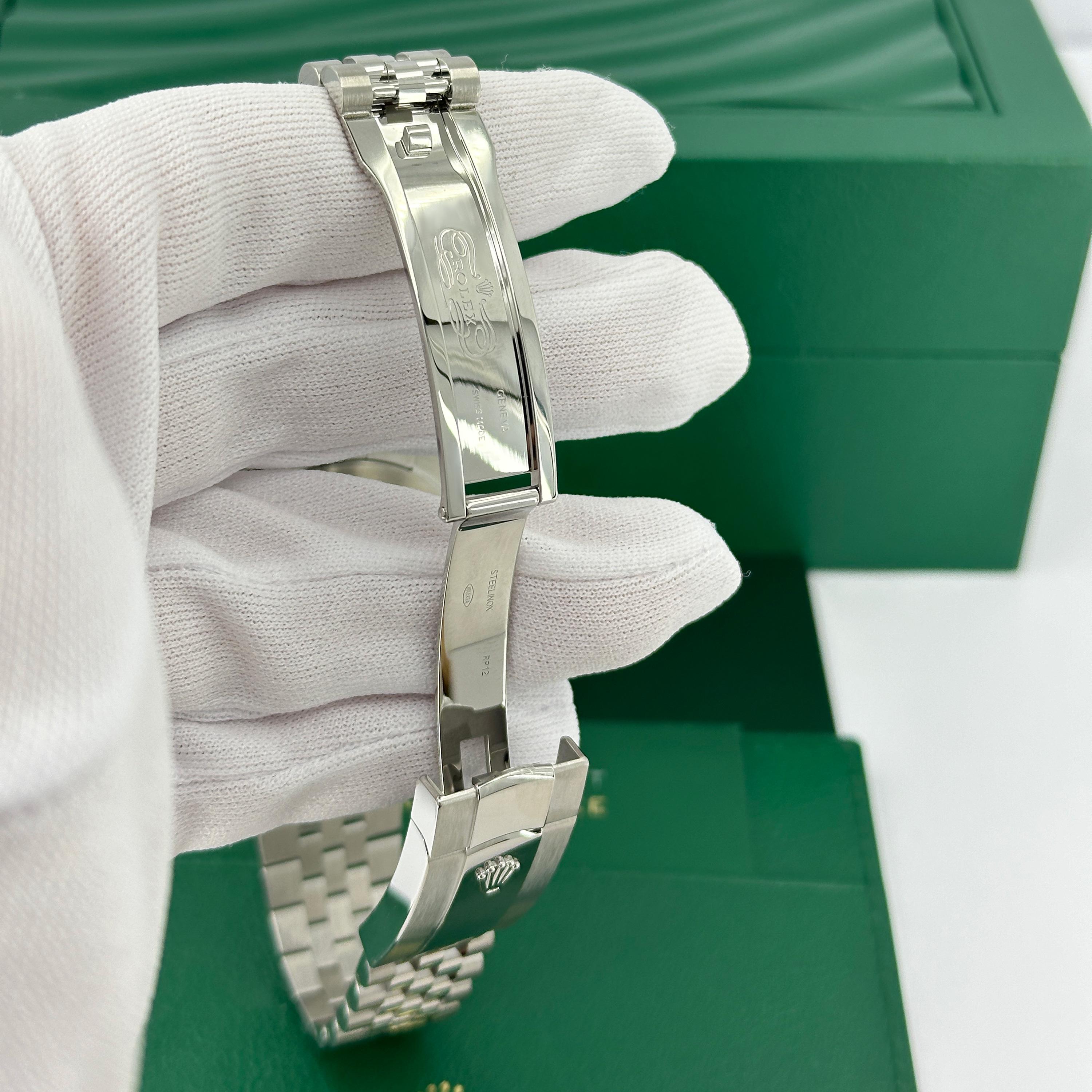 Rolex Datejust 41 Green Jubilee sin usar Referencia# 126300, Juego completo, 2025 en venta 11