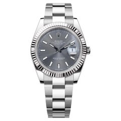 Unworn Rolex Datejust 41 Grey Jubilee Reference# 126334, Complete set, 2025
