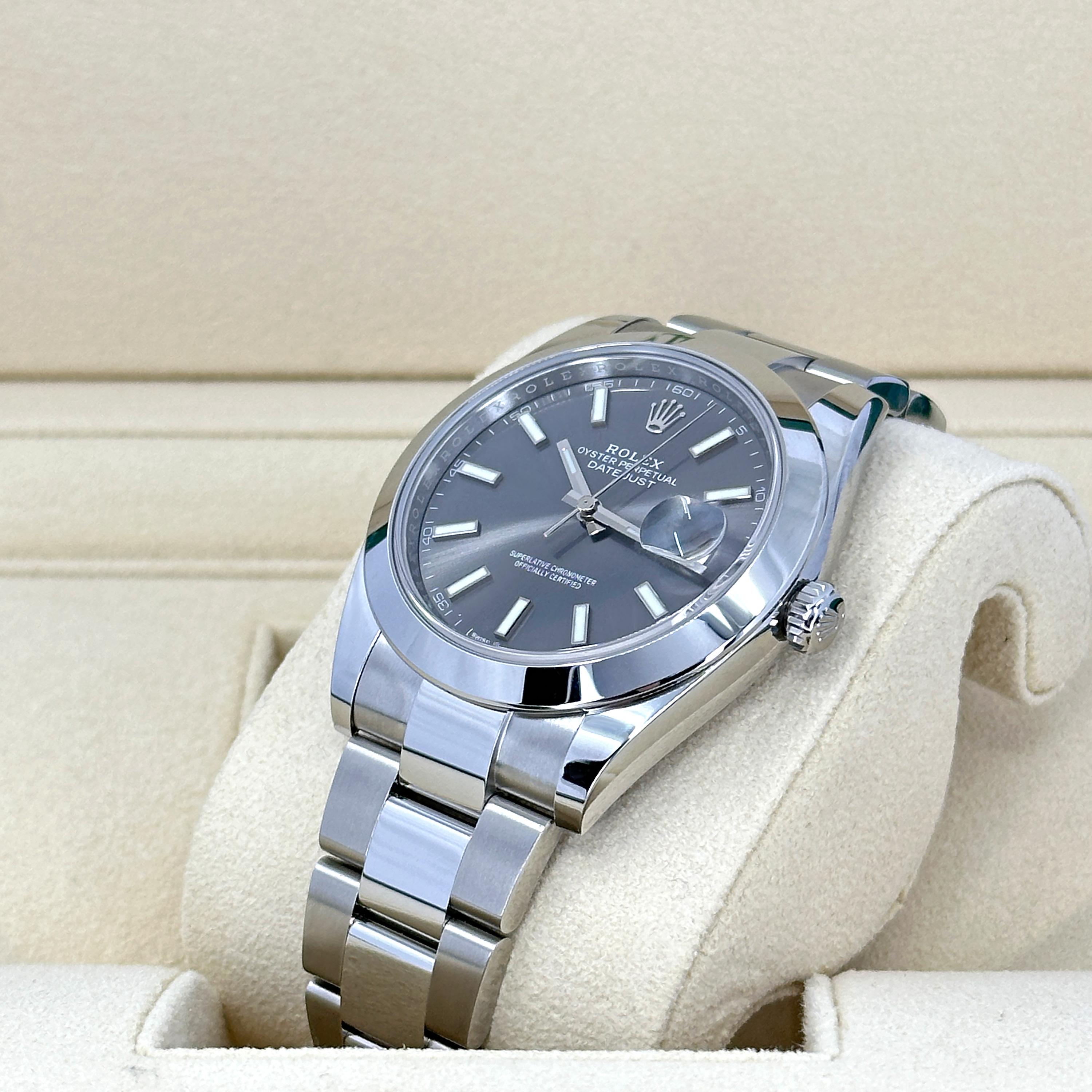 Rolex Datejust 41 Gris Oyster Sin Usar Referencia# 126300, Juego completo, 2025 en venta 1