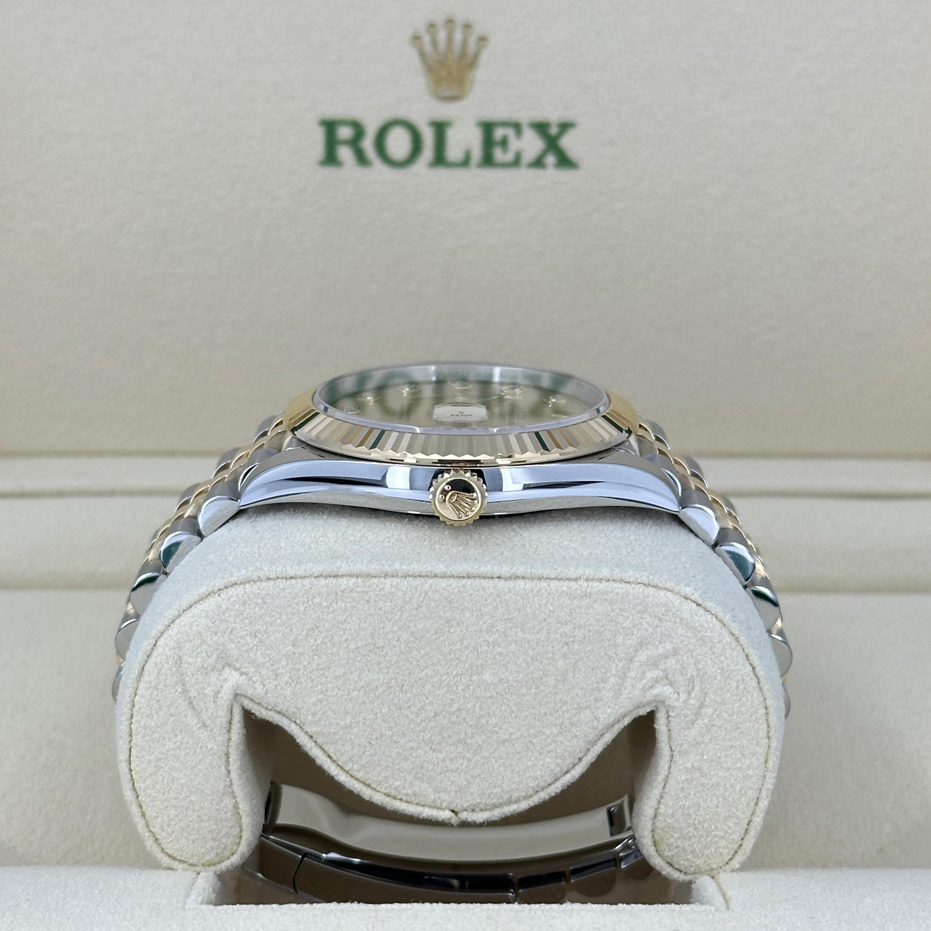 Rolex Datejust 41 Champagne Jubilee sin usar Referencia# 126333, Juego completo, 2025 en venta 2