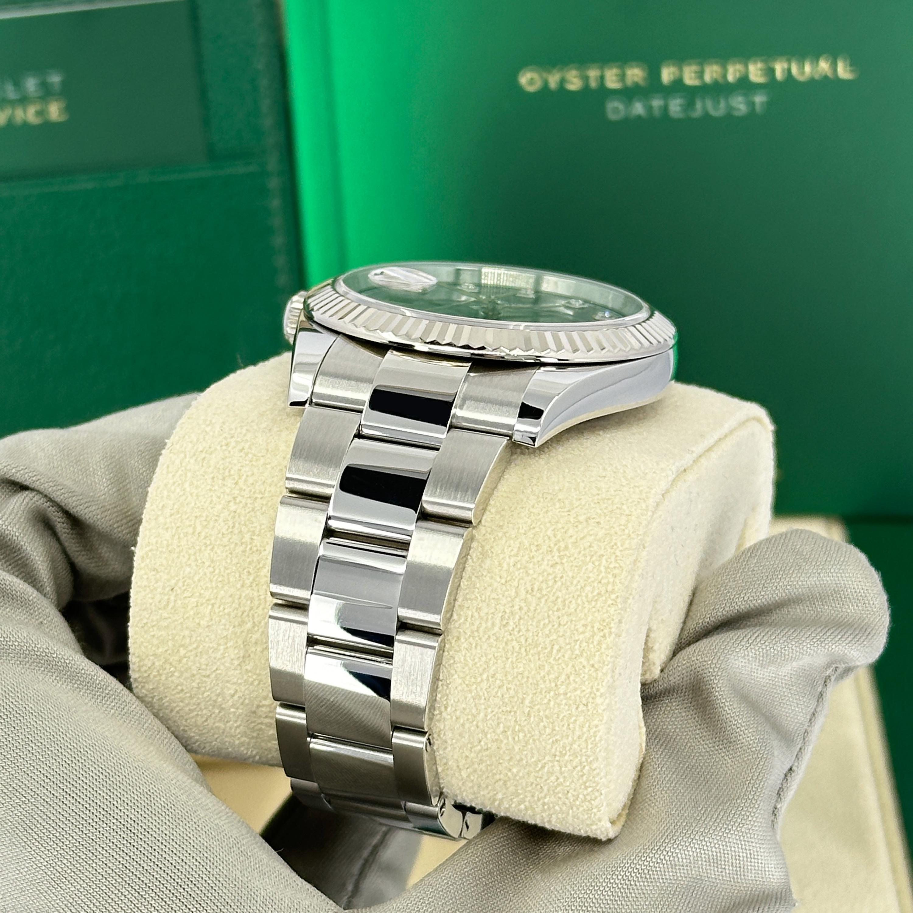 Ungetragene Rolex Datejust 41 Schiefer Oyster Reference# 126234, Komplettset, 2025 im Angebot 9