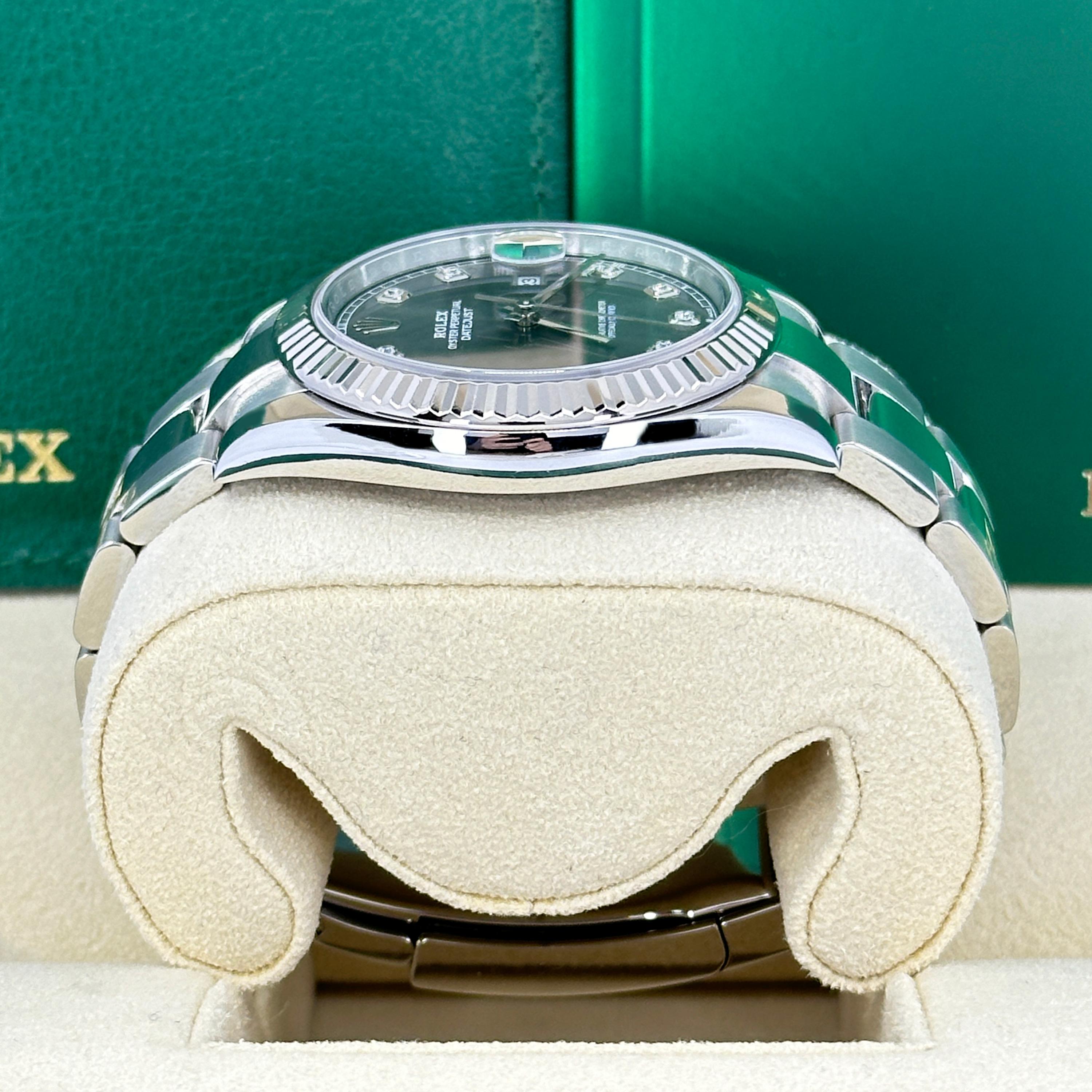 Ungetragene Rolex Datejust 41 Schiefer Oyster Reference# 126234, Komplettset, 2025 im Angebot 2