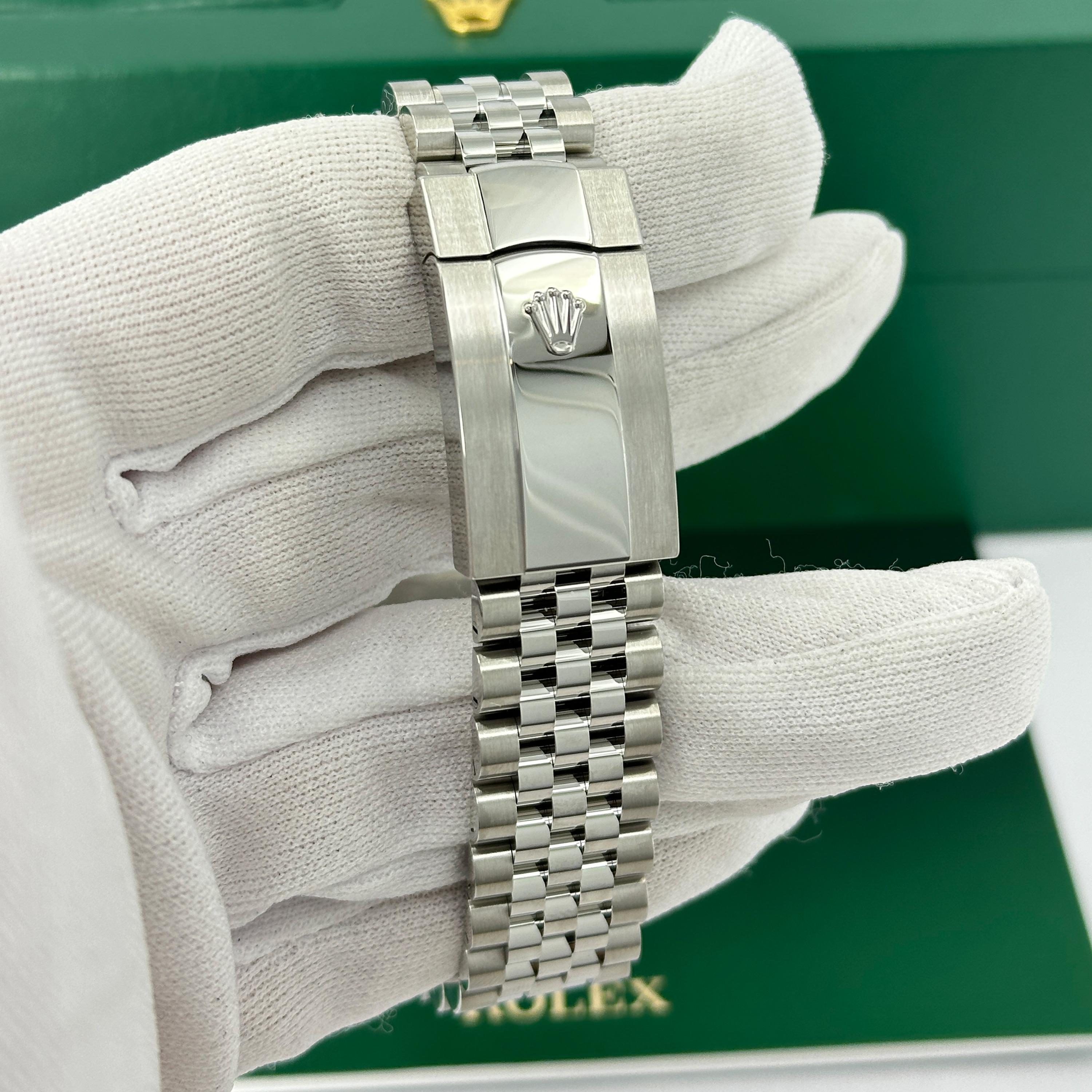 Rolex Datejust 41 Silver Jubilee sin usar Referencia# 126300, Juego completo, 2025 en venta 12
