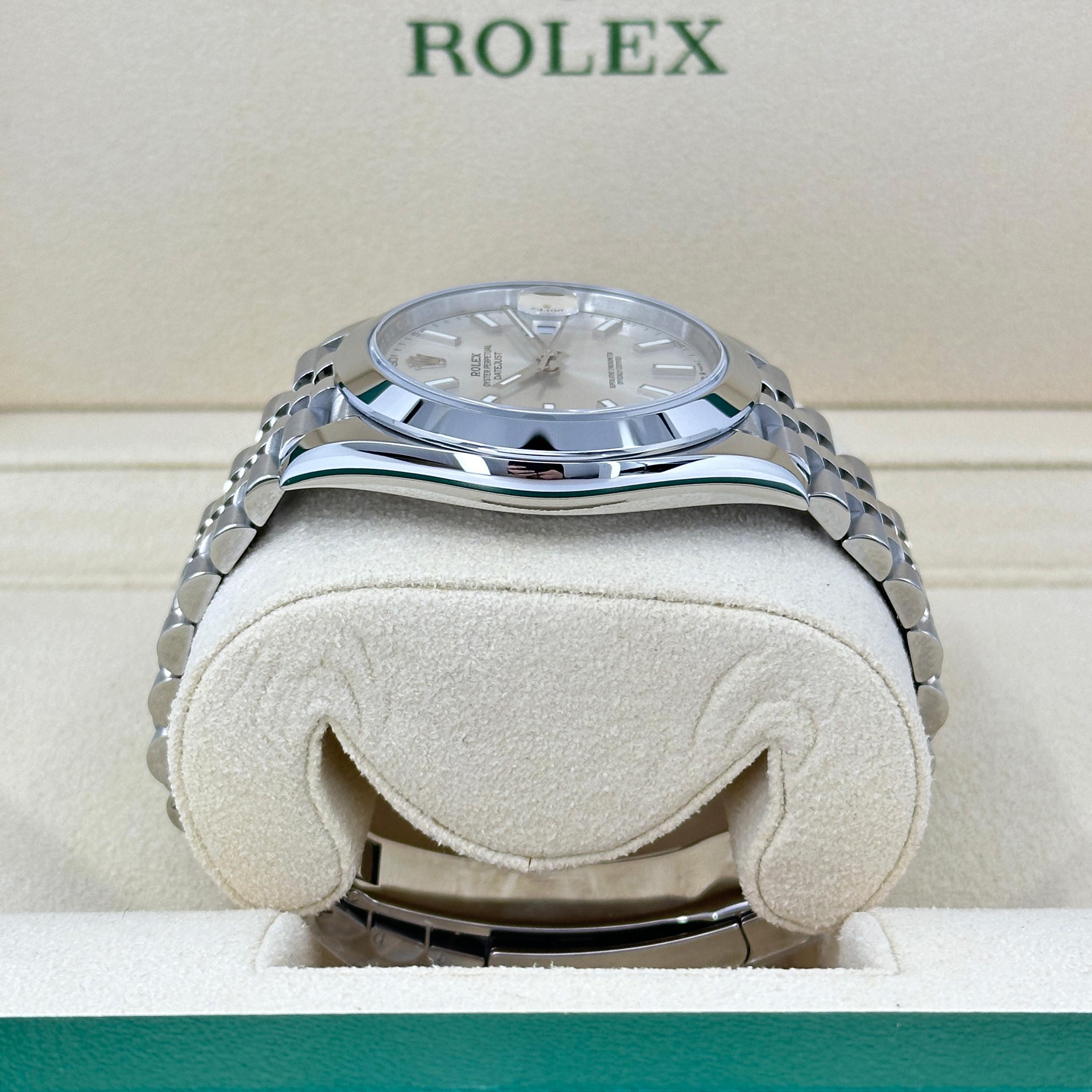Rolex Datejust 41 Silver Jubilee sin usar Referencia# 126300, Juego completo, 2025 en venta 1
