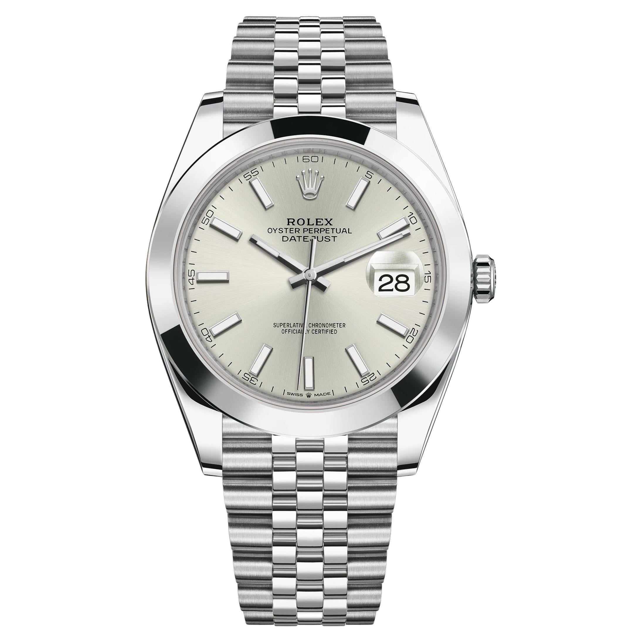 Rolex Datejust 41 Silver Jubilee sin usar Referencia# 126300, Juego completo, 2025