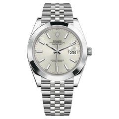 Used Unworn Rolex Datejust 41 Silver Jubilee Reference# 126300, Complete set, 2025