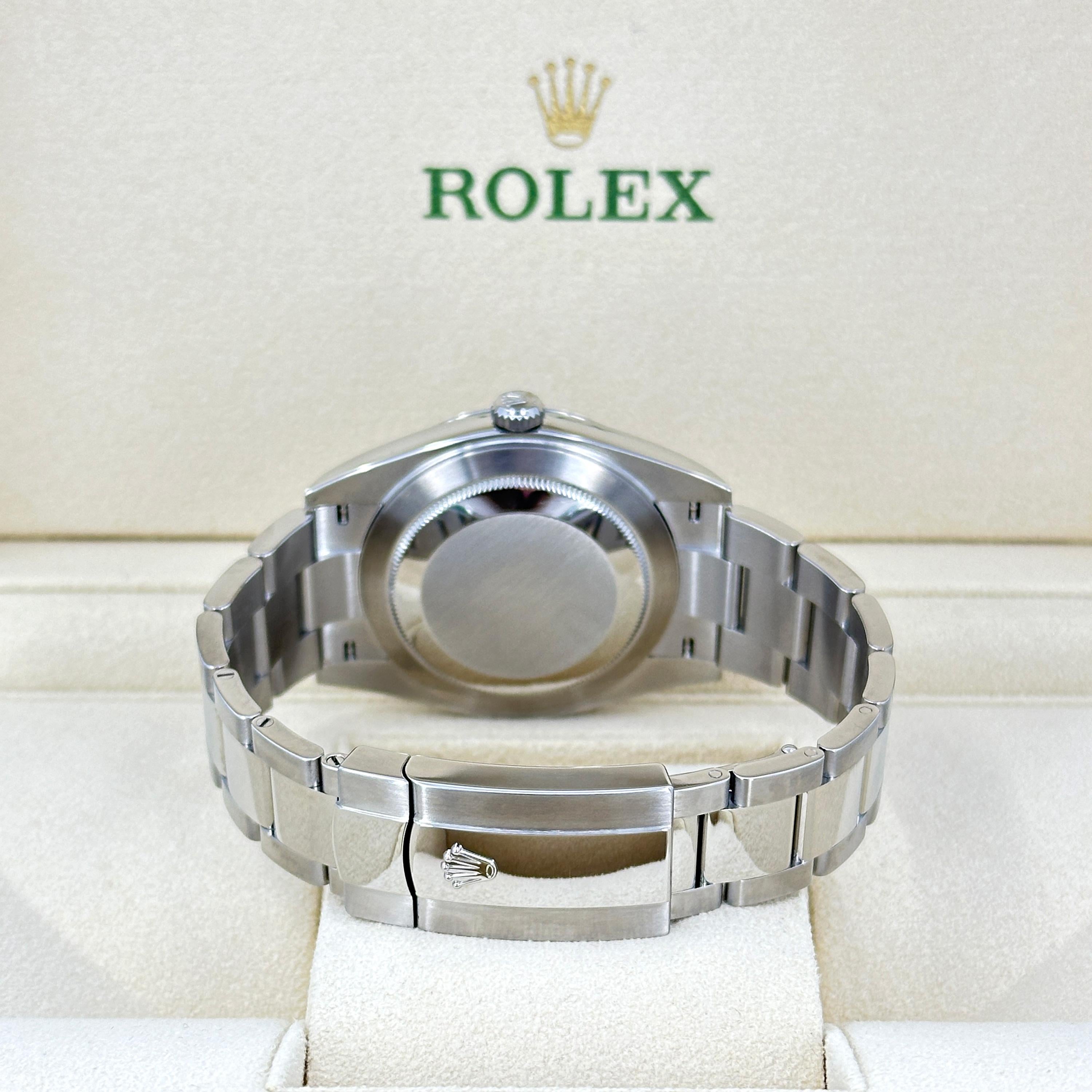Rolex Datejust 41 Oyster de plata sin usar Referencia# 126300, Juego completo, 2025 en venta 6