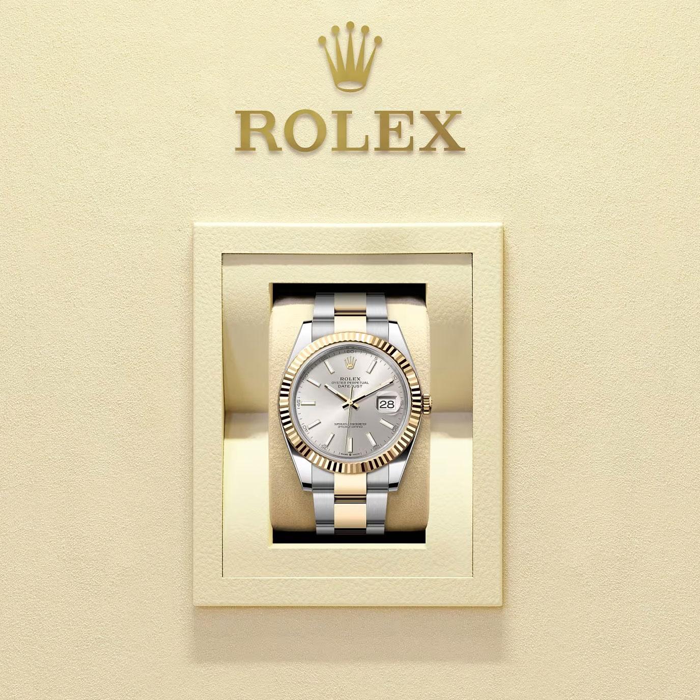 Rolex Datejust 41 Oyster de plata sin usar Referencia# 126333, Juego completo, 2025 en venta 1