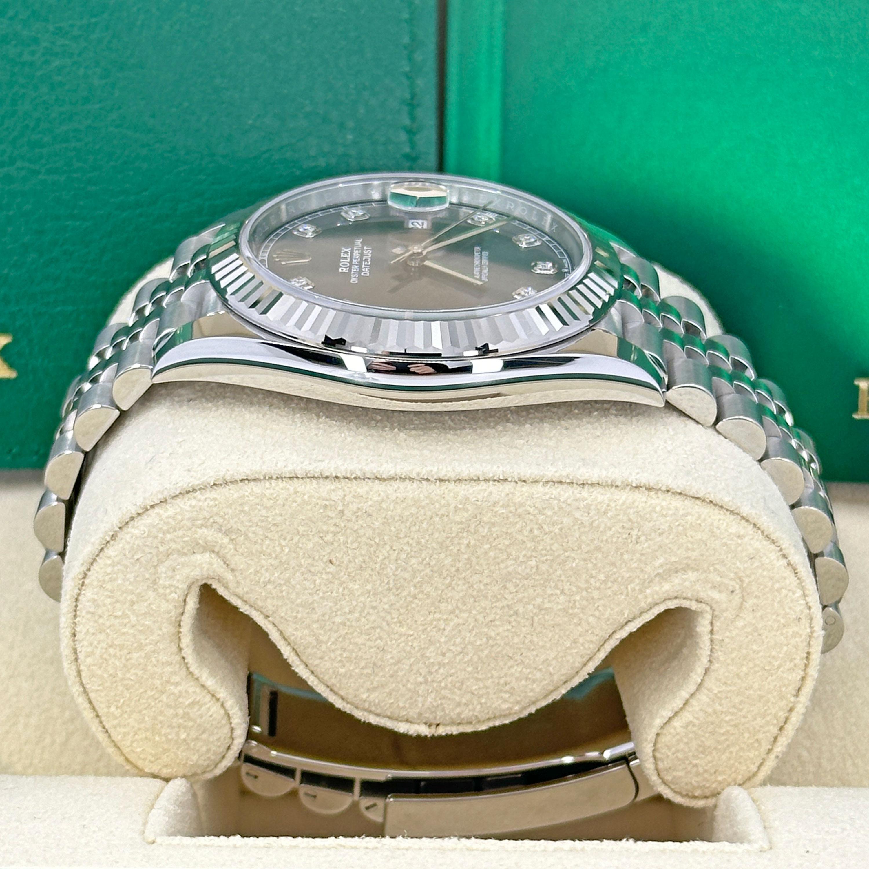 Rolex Datejust 41 Slate Jubile Reference# 126334, Set completo, 2025 in vendita 5
