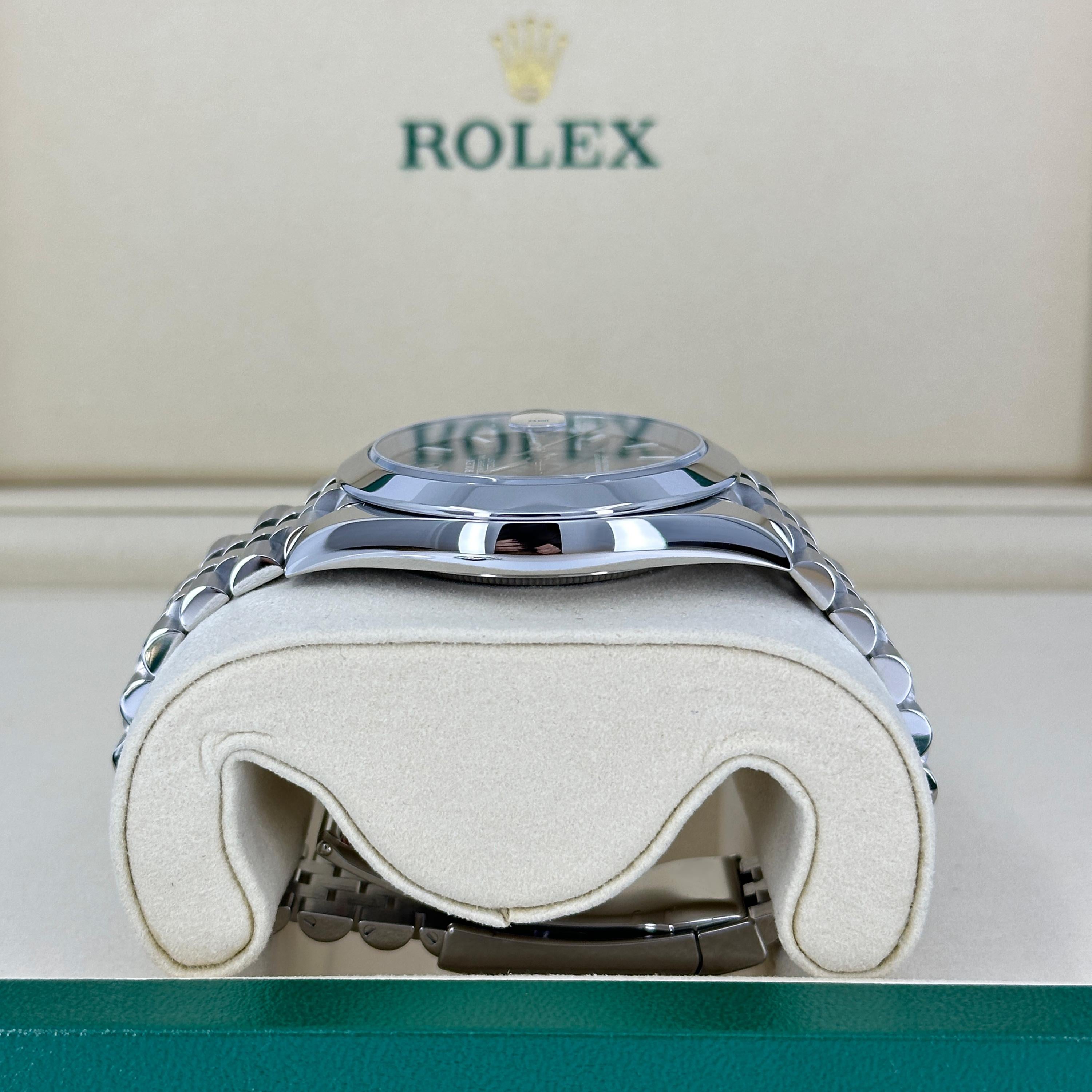 Rolex Datejust 41 Jubileo de pizarra sin usar Referencia# 126300, Juego completo, 2025 en venta 6