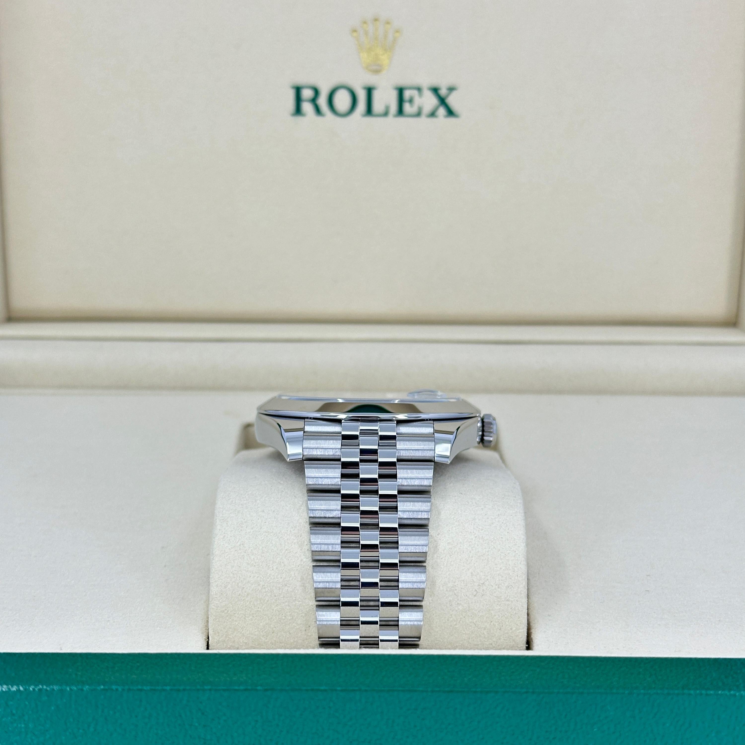 Rolex Datejust 41 Jubileo de pizarra sin usar Referencia# 126300, Juego completo, 2025 en venta 7