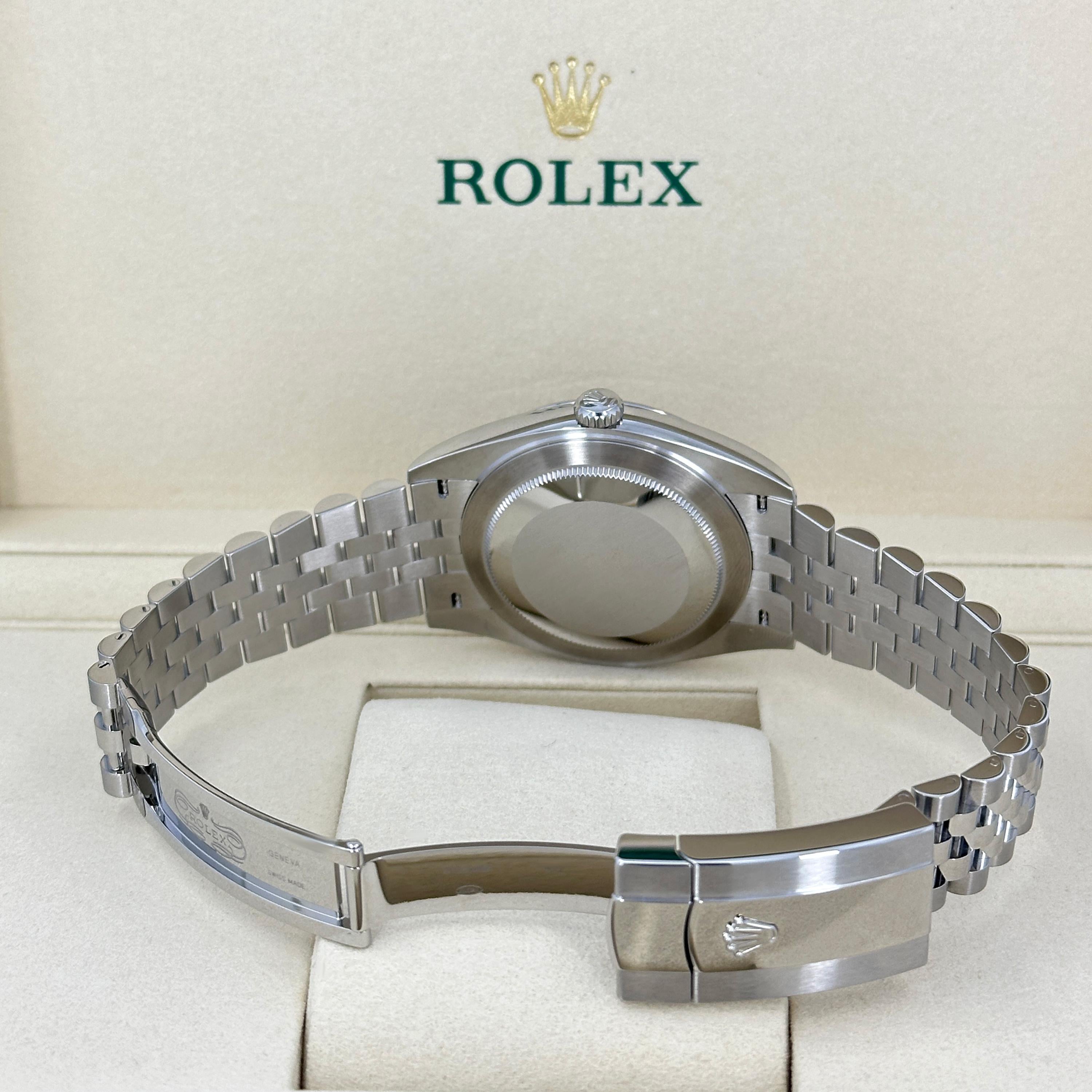 Rolex Datejust 41 Jubileo de pizarra sin usar Referencia# 126300, Juego completo, 2025 en venta 10