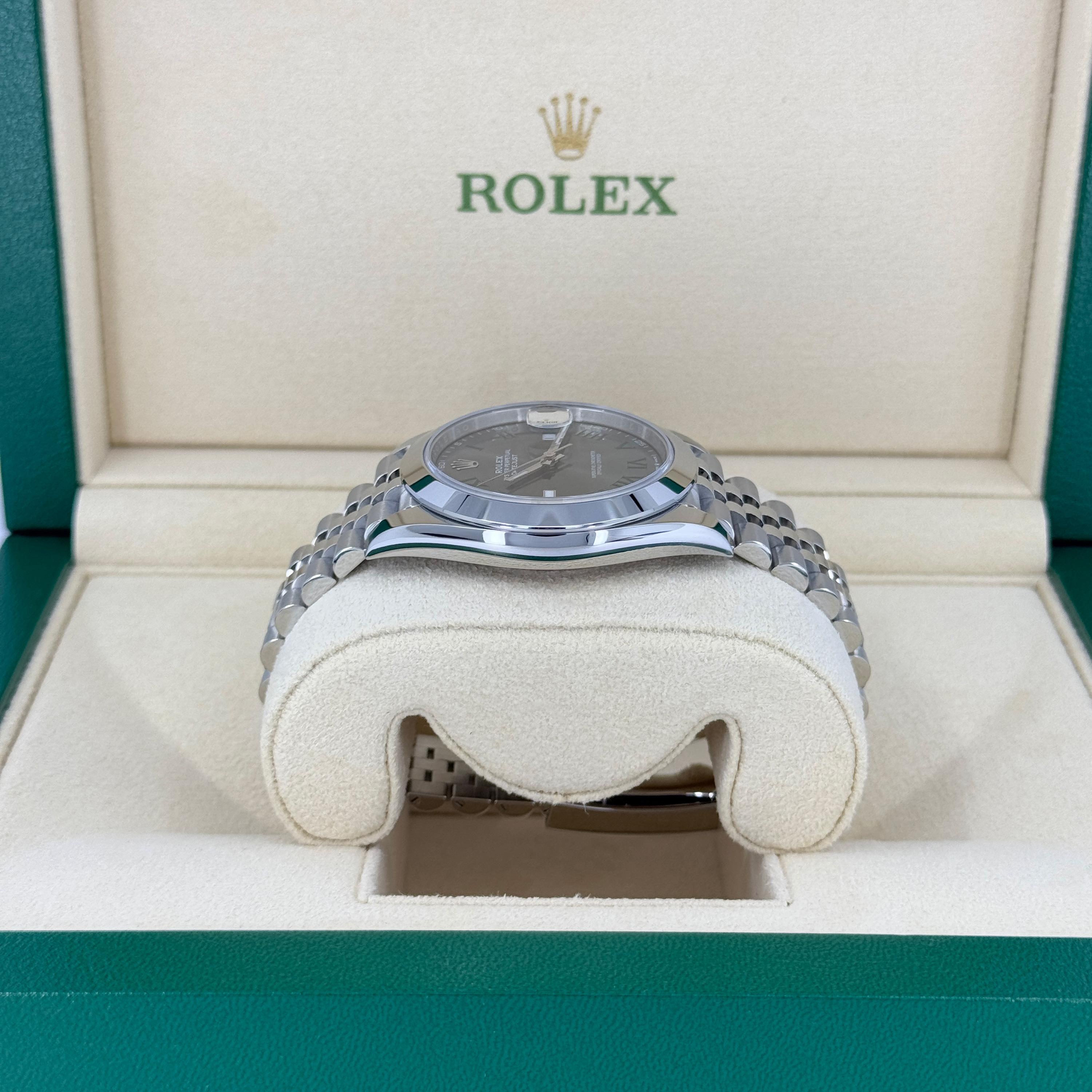 Unworn Rolex Datejust 41 Slate Jubilee Reference# 126300, Complete set, 2025 For Sale 1