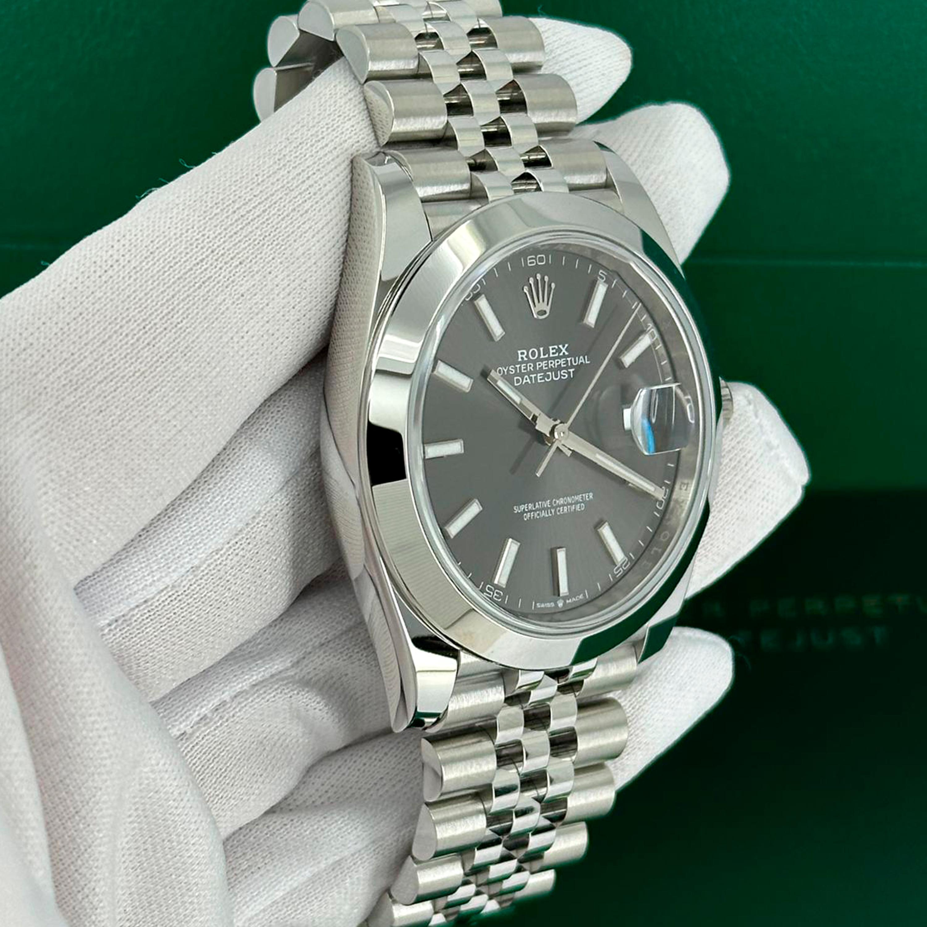 Rolex Datejust 41 Jubileo de pizarra sin usar Referencia# 126300, Juego completo, 2025 en venta 1