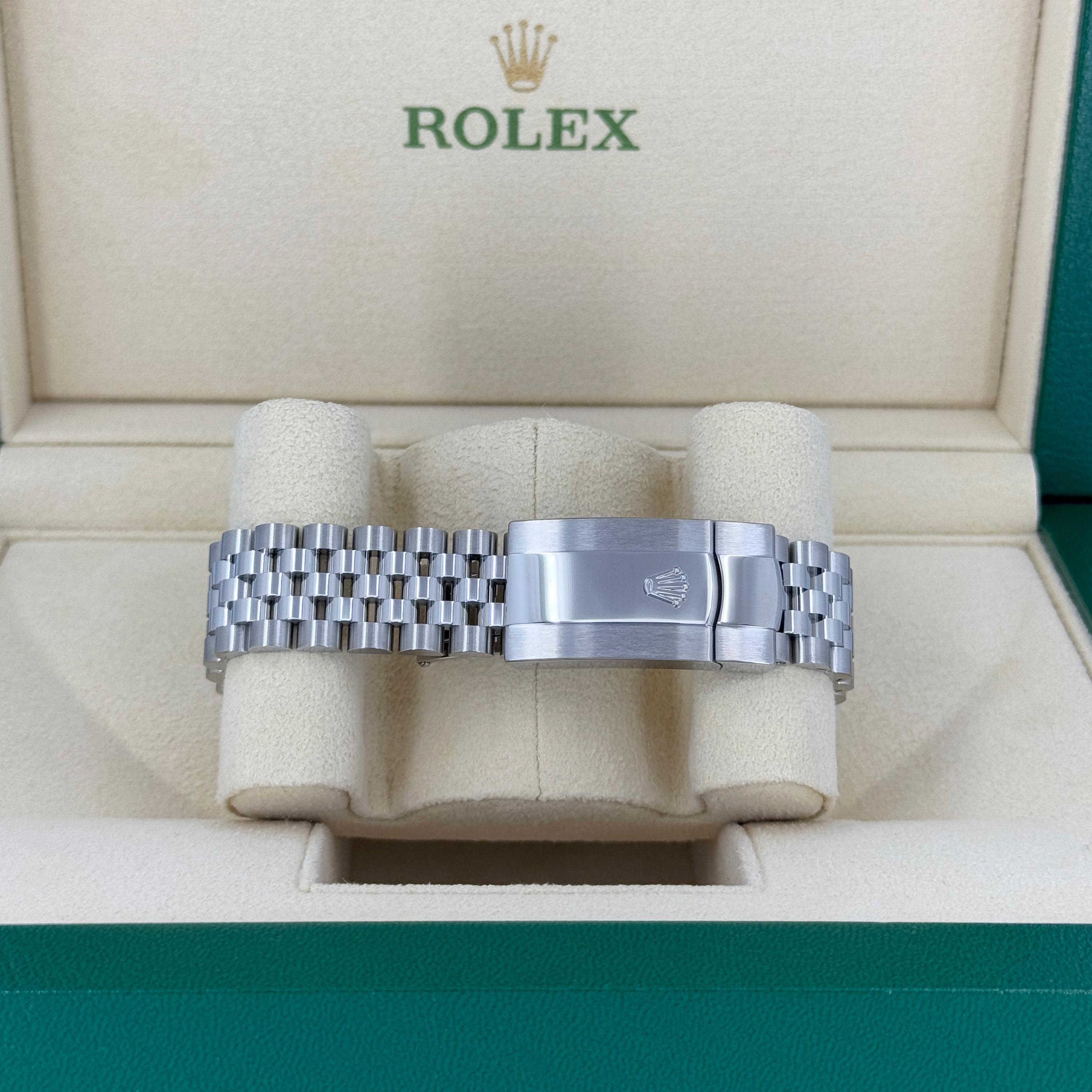 Unworn Rolex Datejust 41 Slate Jubilee Reference# 126300, Complete set, 2025 For Sale 2