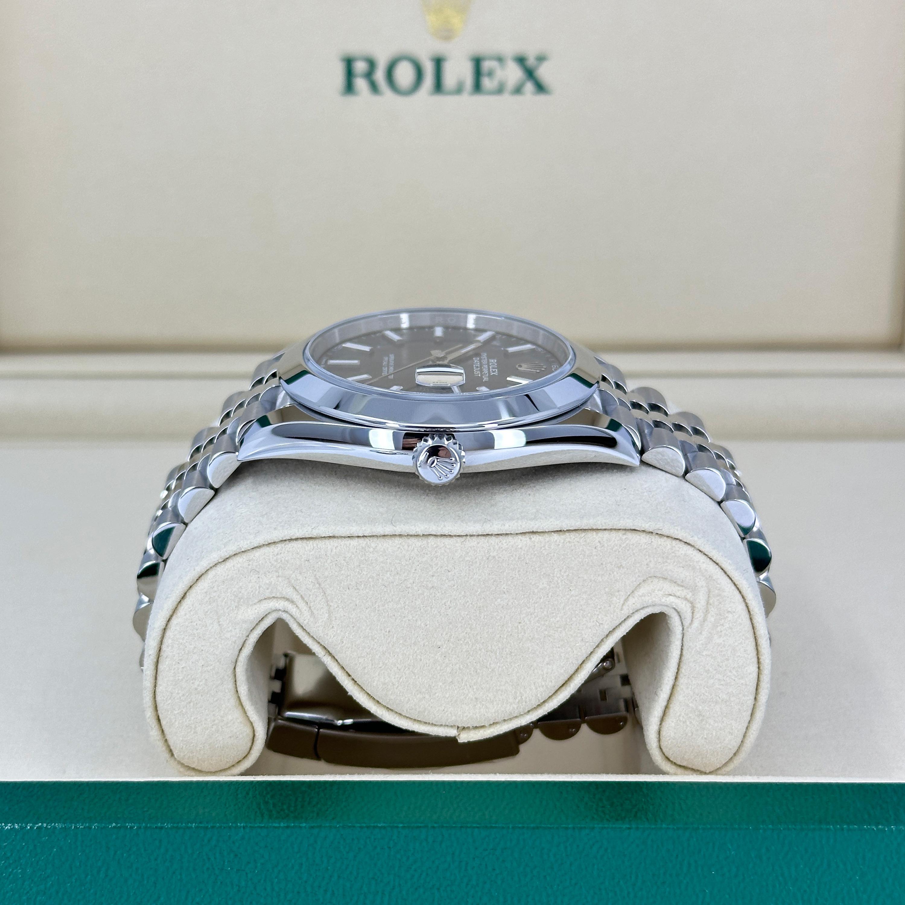 Rolex Datejust 41 Jubileo de pizarra sin usar Referencia# 126300, Juego completo, 2025 en venta 5