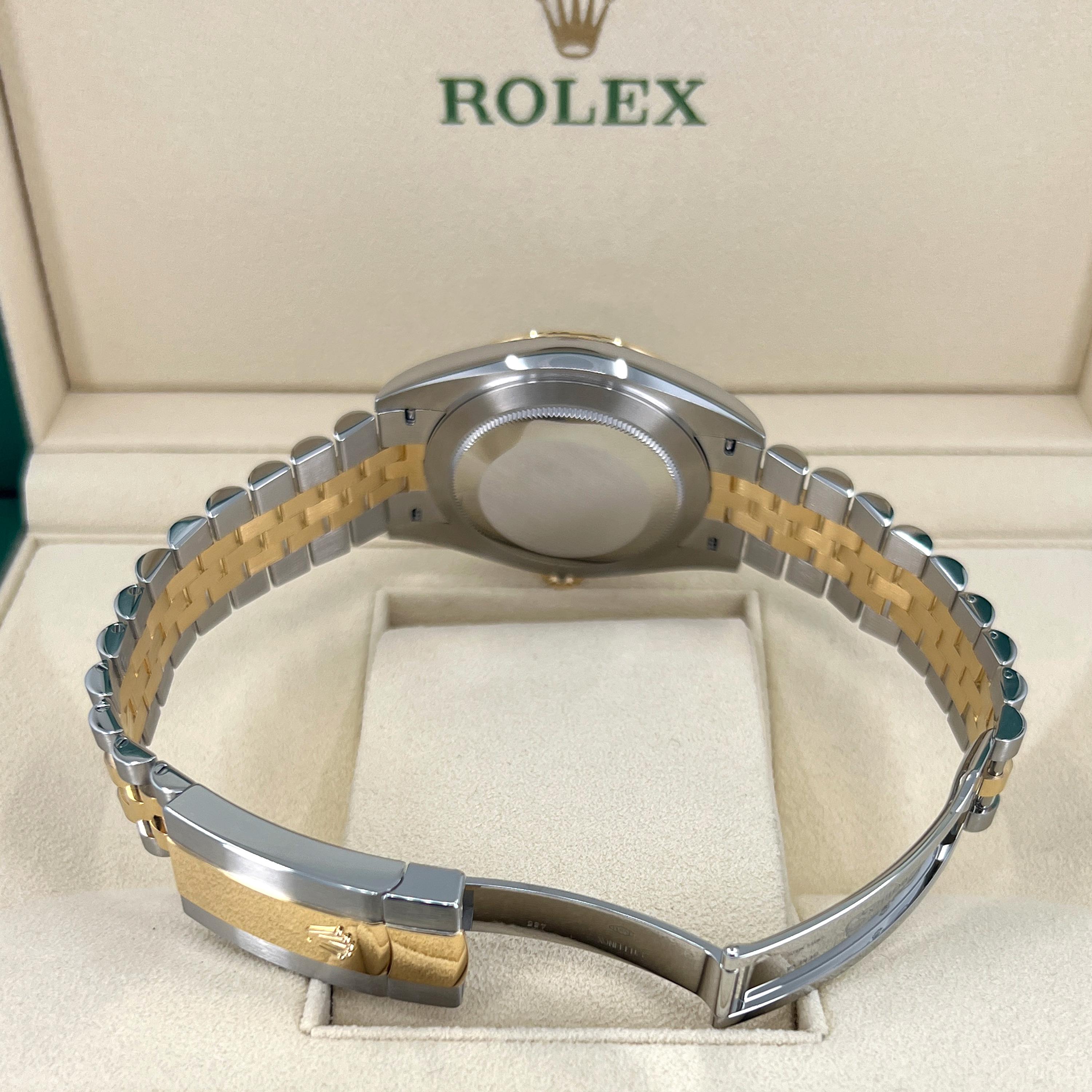 Unworn Rolex Datejust 41 Slate Jubilee Reference# 126333, Complete set, 2025 For Sale 7