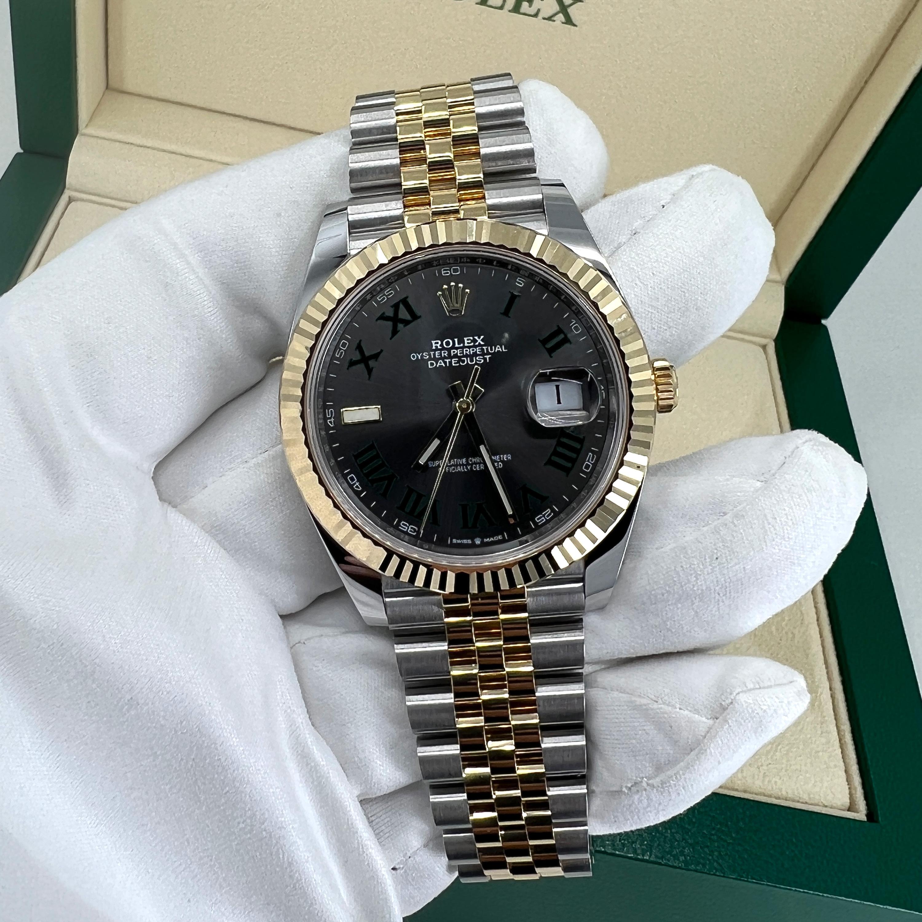 Unworn Rolex Datejust 41 Slate Jubilee Reference# 126333, Complete set, 2025 For Sale 8
