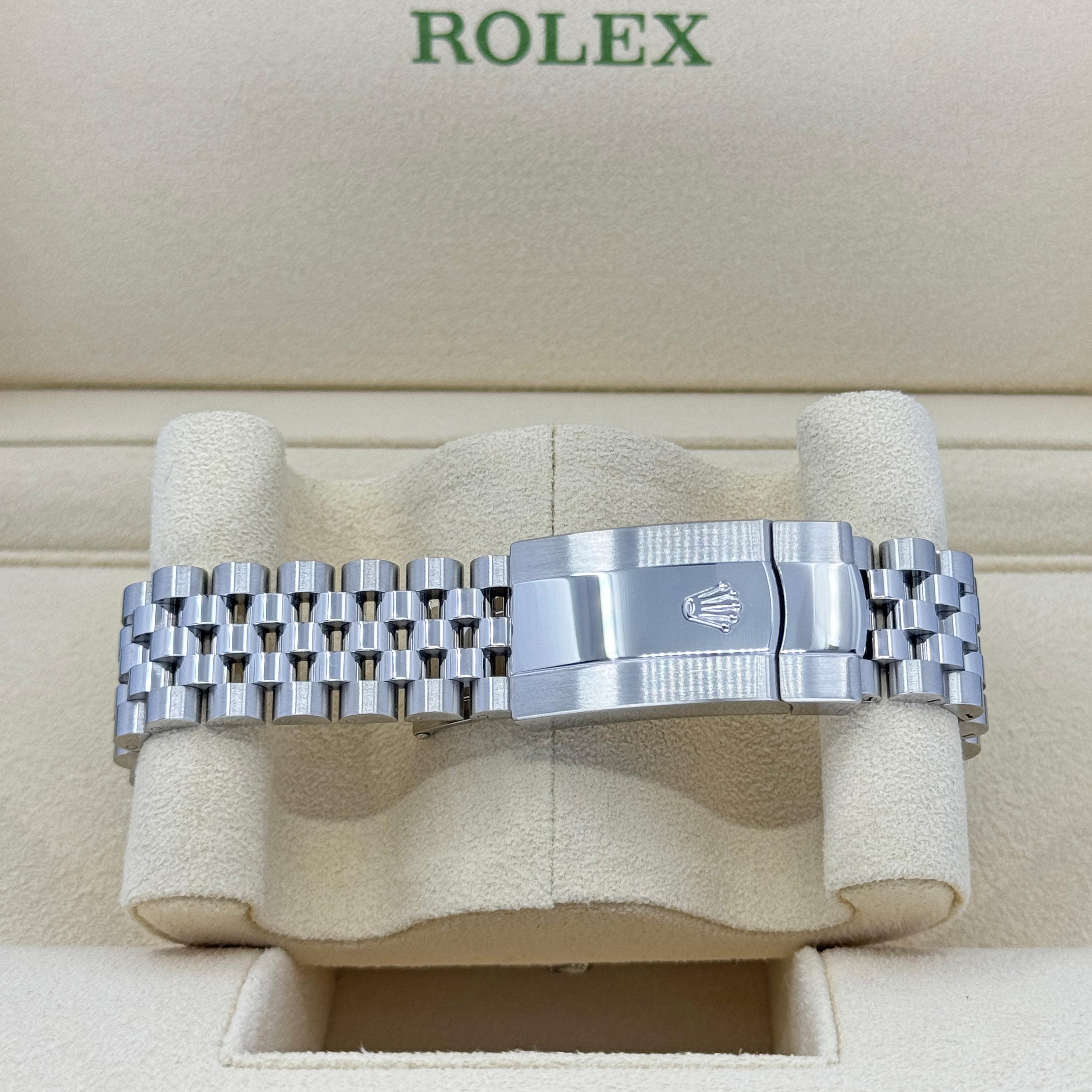 Ungetragene Rolex Datejust 41 Slate Jubilee Reference# 126334, Komplettset, 2025 im Angebot 6