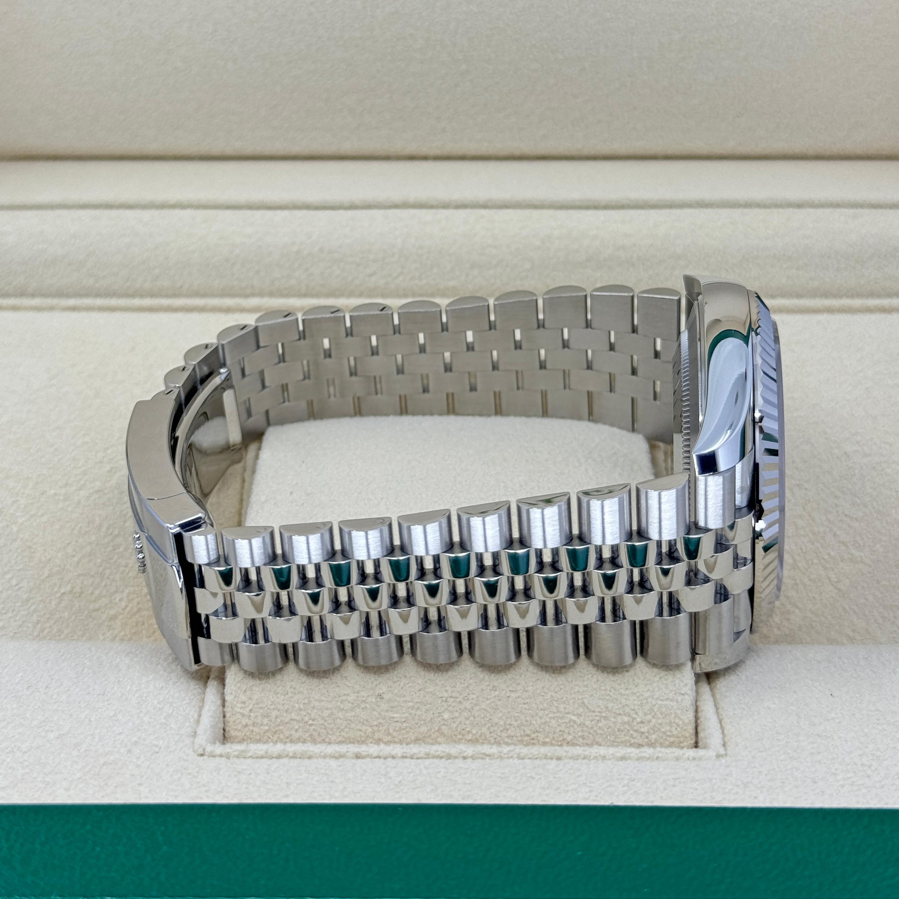 Ungetragene Rolex Datejust 41 Slate Jubilee Reference# 126334, Komplettset, 2025 im Angebot 9
