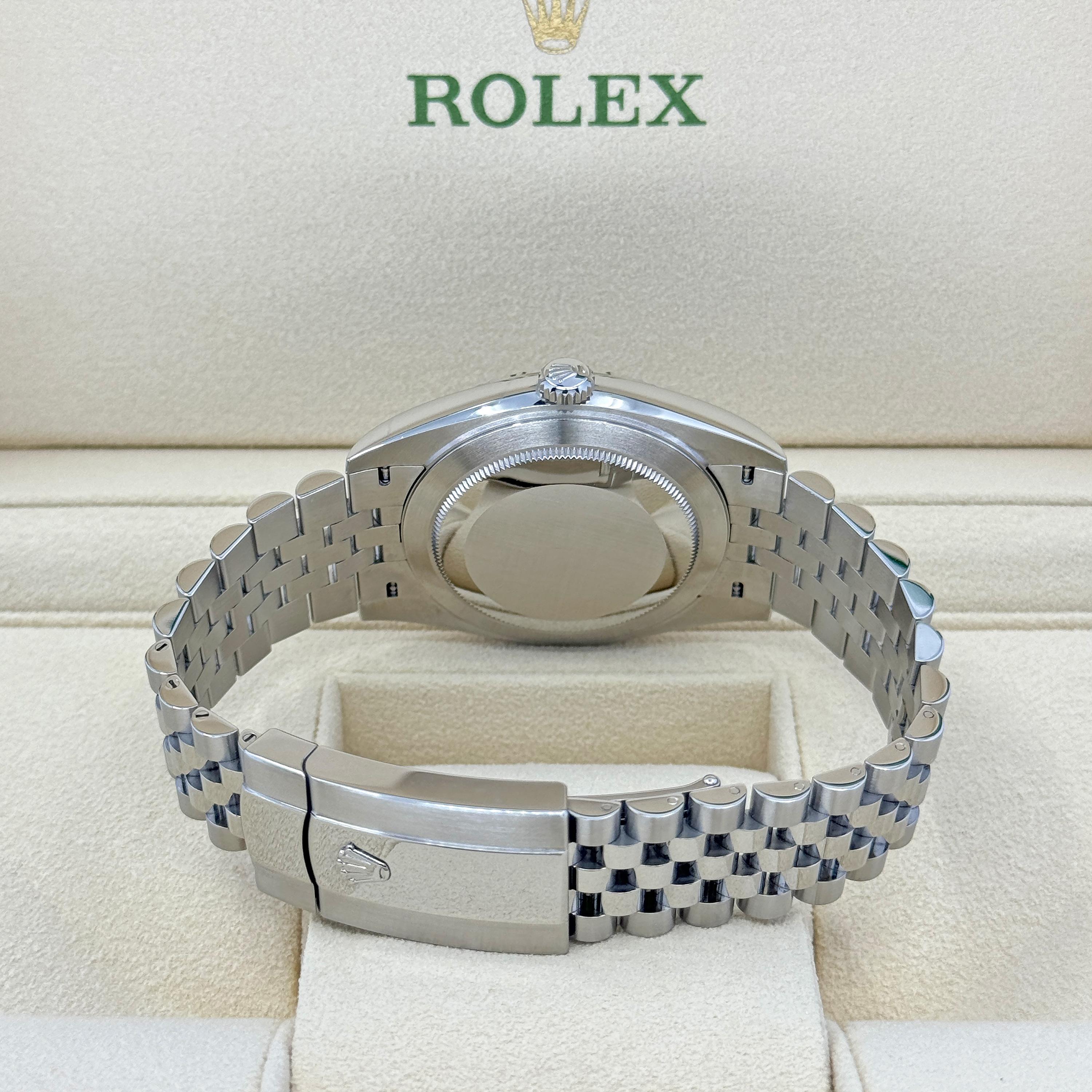 Ungetragene Rolex Datejust 41 Slate Jubilee Reference# 126334, Komplettset, 2025 im Angebot 10