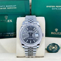 Unworn Rolex Datejust 41 Slate Jubilee Reference# 126334, Complete set, 2025