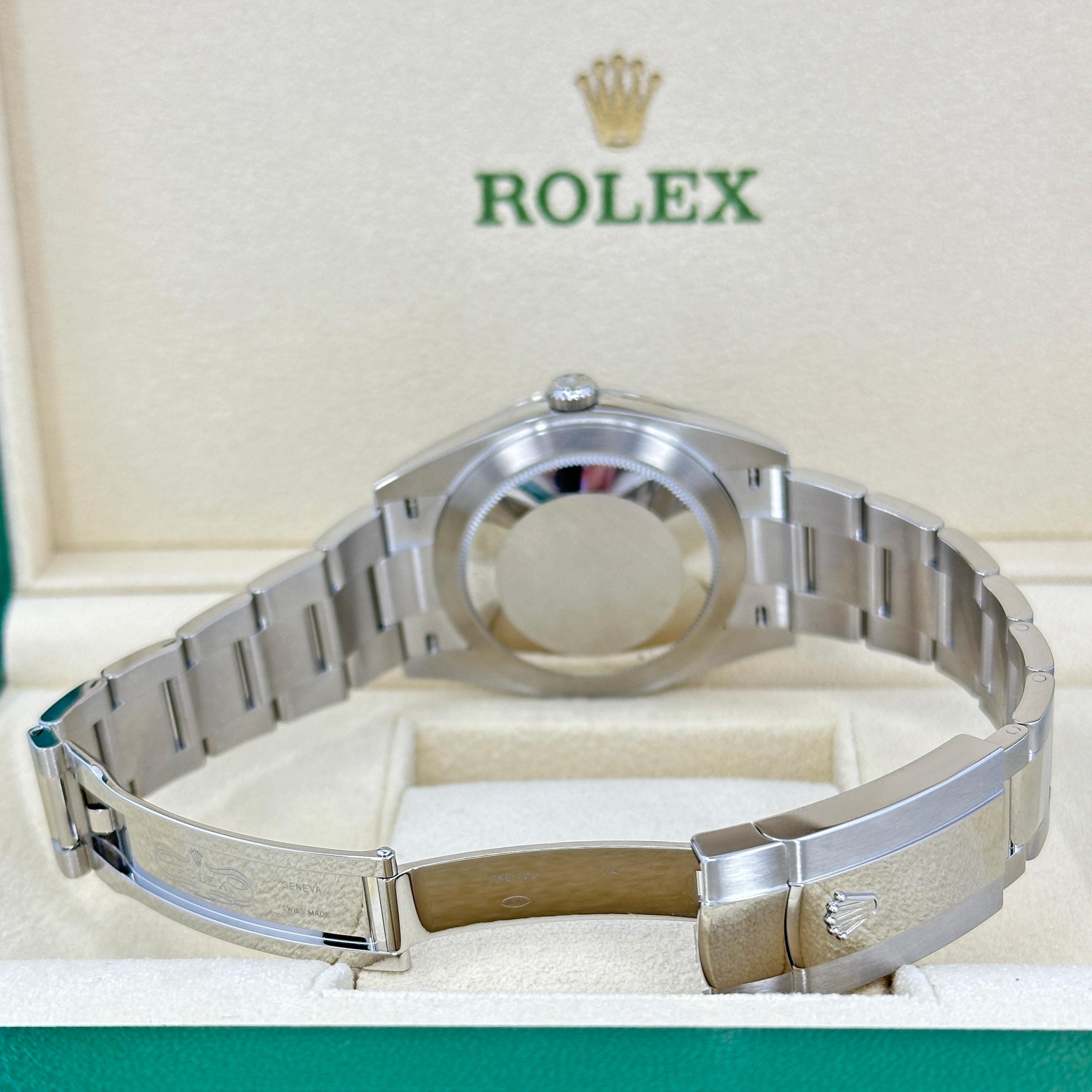 Rolex Datejust 41 Pizarra Oyster Referencia# 126300 sin usar, Juego completo, 2025 en venta 11