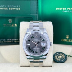 Unworn Rolex Datejust 41 Slate Oyster Reference# 126300, Complete set, 2025