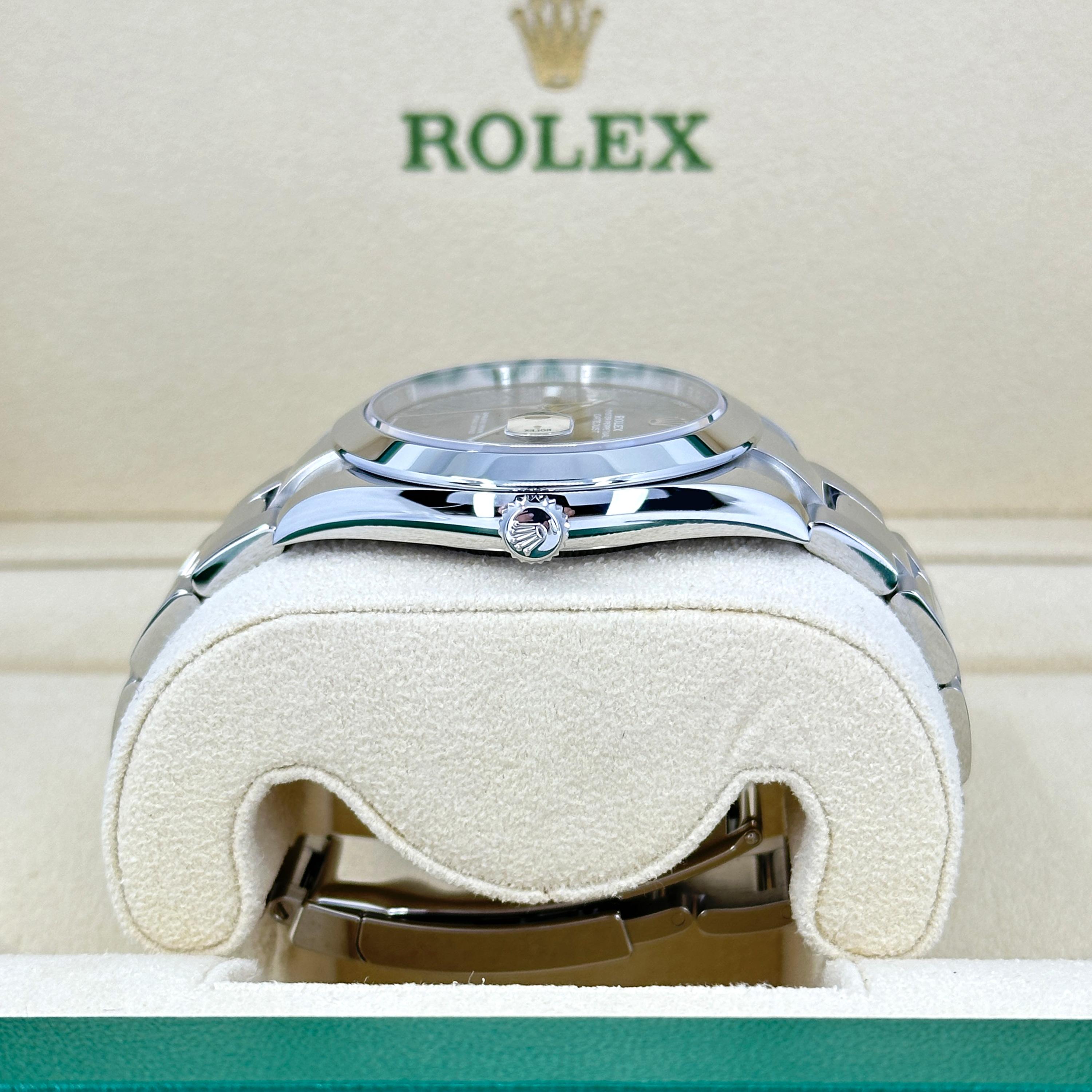 Rolex Datejust 41 Pizarra Oyster Referencia# 126300 sin usar, Juego completo, 2025 en venta 3