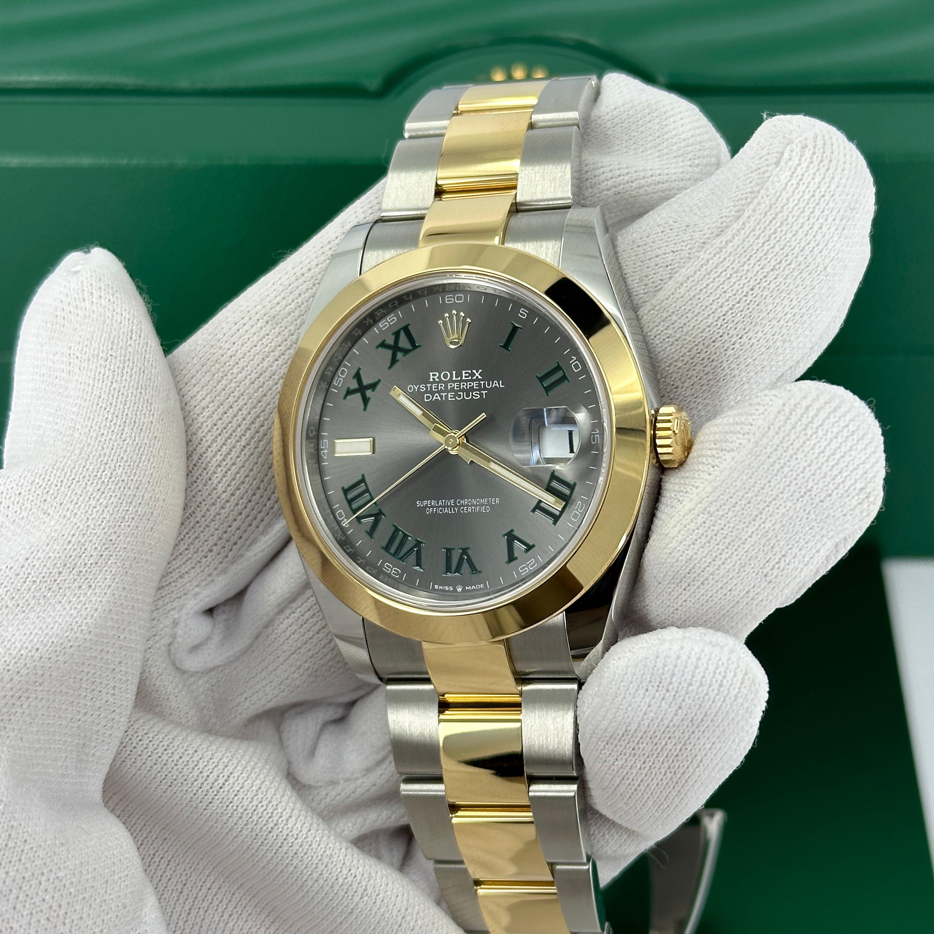 Rolex Datejust 41 Pizarra Oyster sin usar Referencia# 126303, Juego completo, 2025 en venta 8
