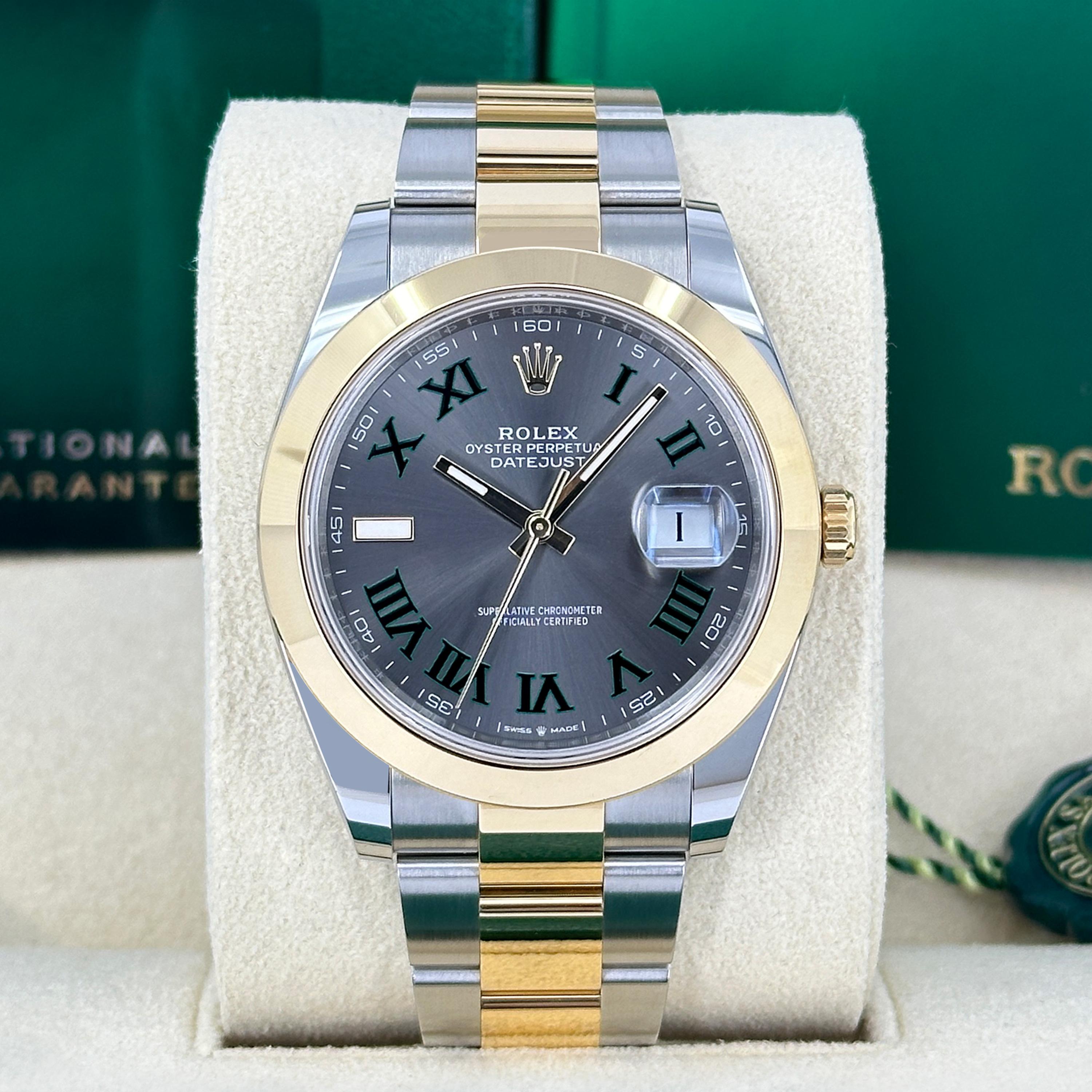 Rolex Datejust 41 Pizarra Oyster sin usar Referencia# 126303, Juego completo, 2025 en venta 10