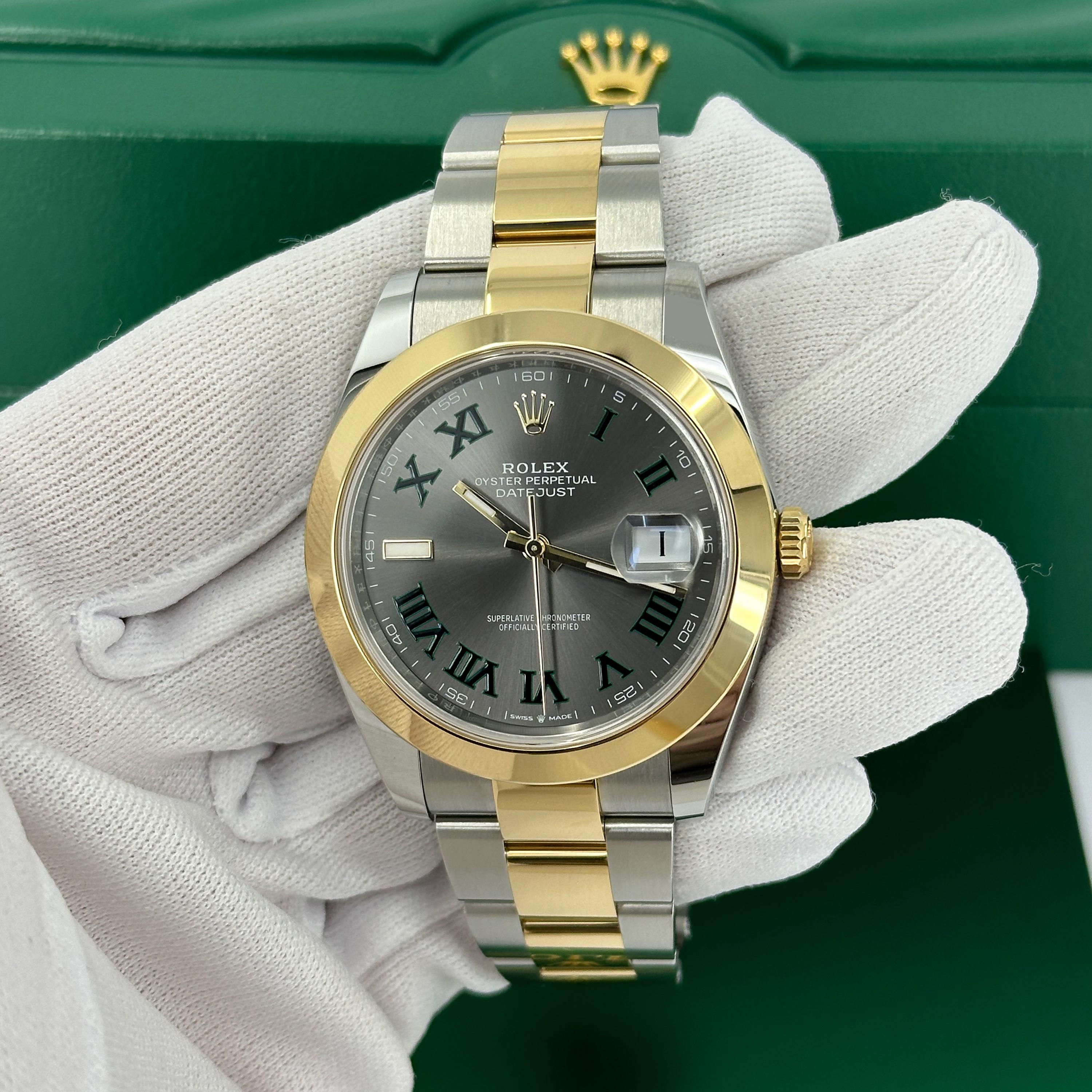 Rolex Datejust 41 Pizarra Oyster sin usar Referencia# 126303, Juego completo, 2025 en venta 11