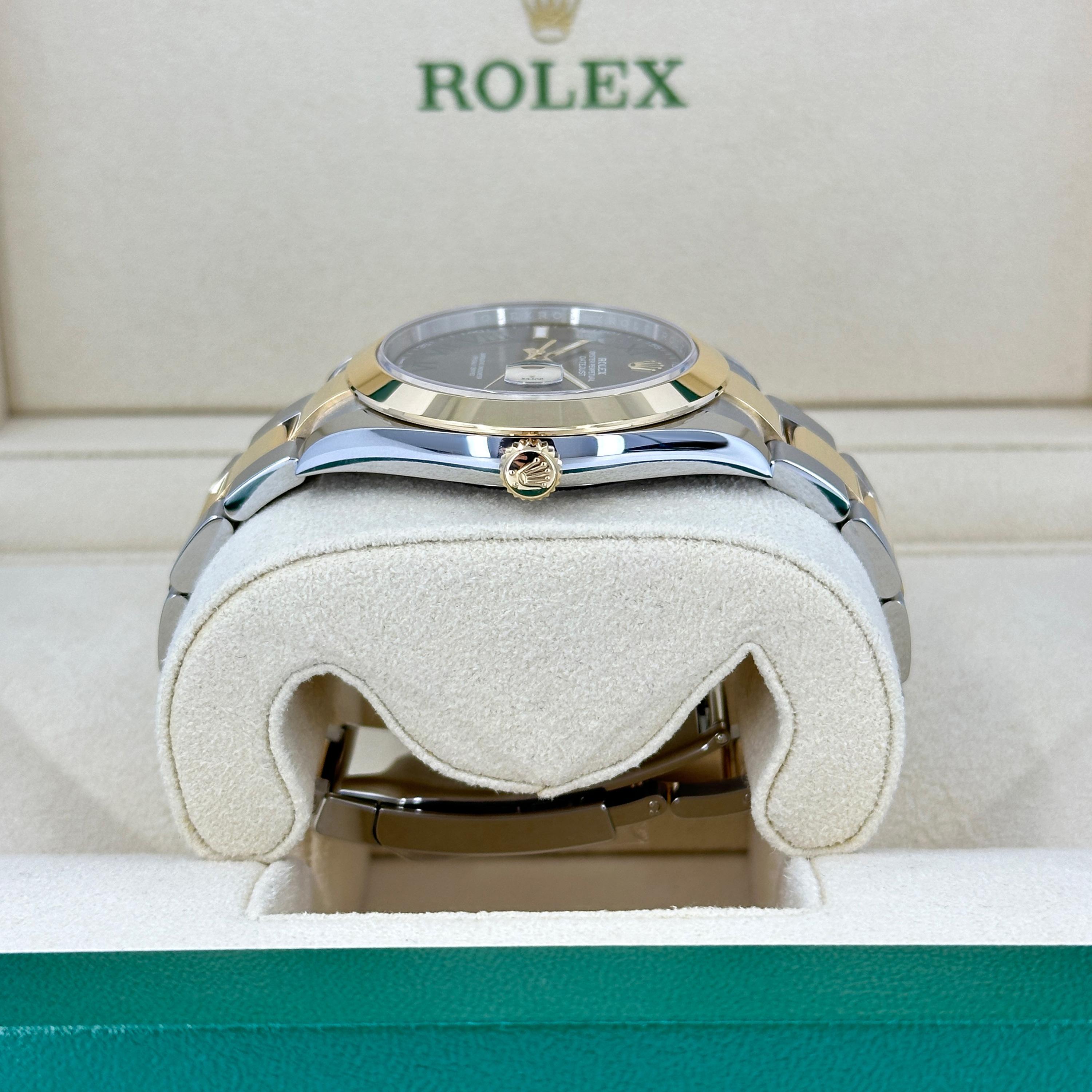 Rolex Datejust 41 Pizarra Oyster sin usar Referencia# 126303, Juego completo, 2025 en Nuevo estado para la venta en New York, NY